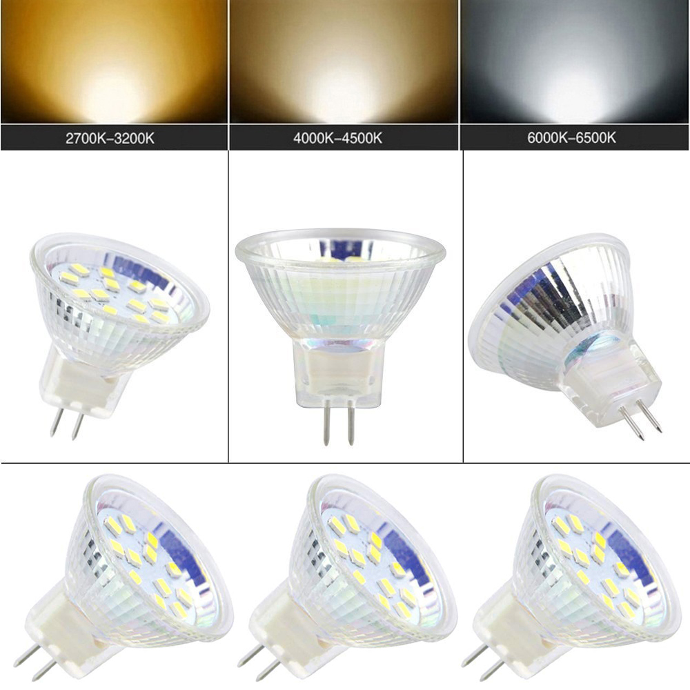 4//6//10 PAVK MR11 LED Light Bulb 3W//5W AC//DC12V-24V GU4 Bi-Pin Base LED Bulb