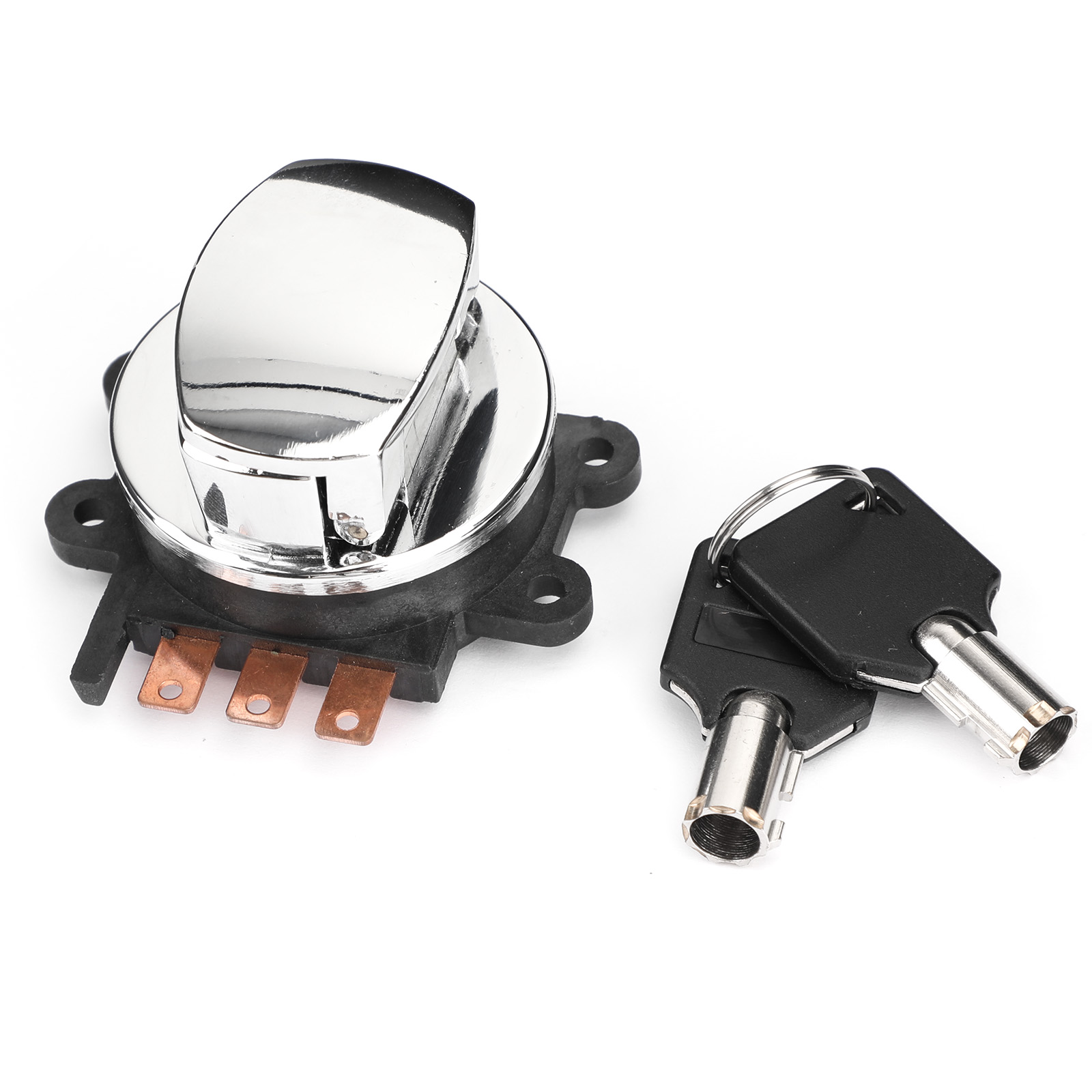 ROUND IGNITION SWITCH w/ KEYS for DYNA SOFTAIL ROAD KING