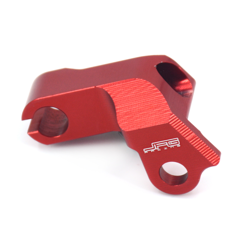 Motorcycle Red Clutch Cable Guide Bracket Clamp Holder For Honda
