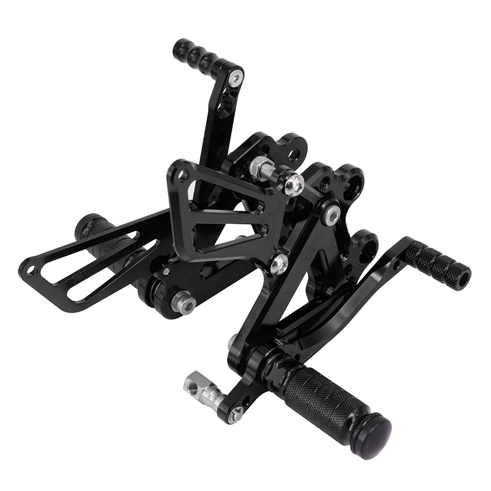 Rearsets Rear Sets Footpegs CNC Adjustable For Kawasaki ZX636 2005-2006