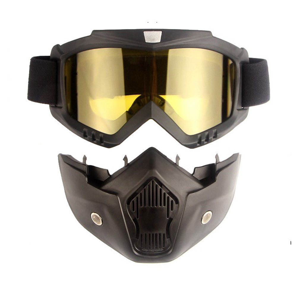 Tactical Full Face Goggles Mask Gel Blaster Paintball Protective ...