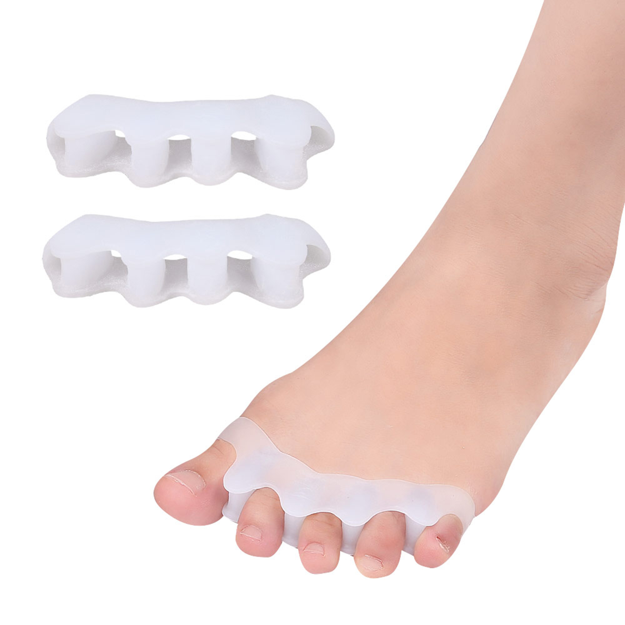 9pcs Bunion Corrector Silicone Toe Separator Straightener Orthopedic ...