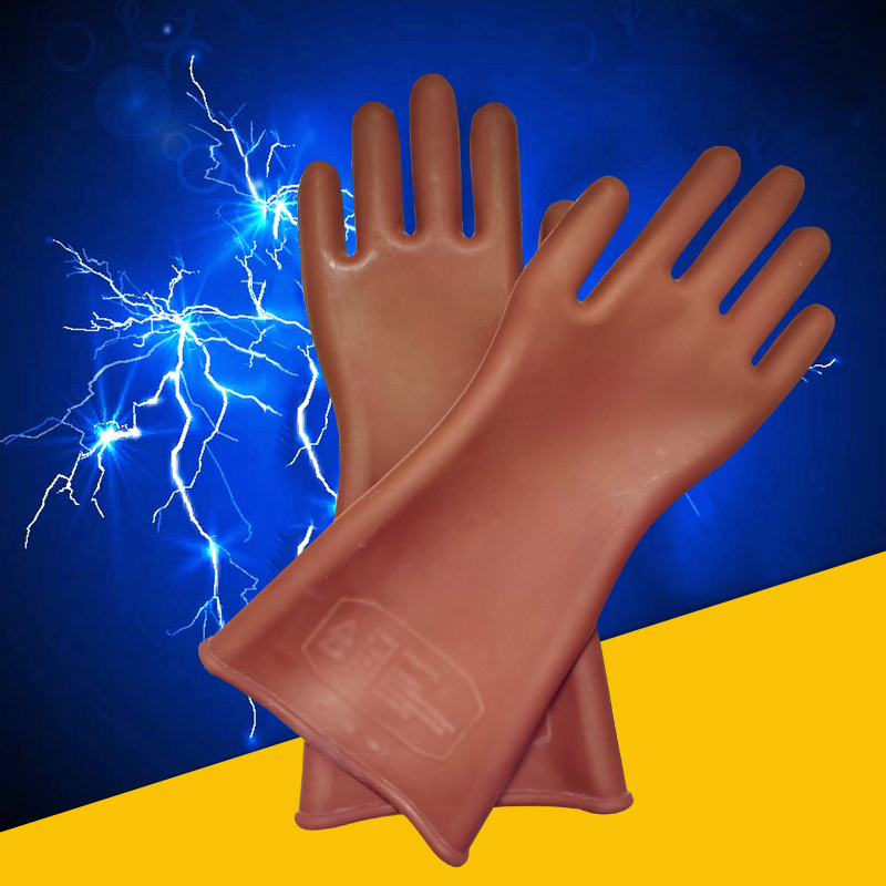 wear-resistant-36cm-12kv-work-rubber-insulated-electric-gloves-for