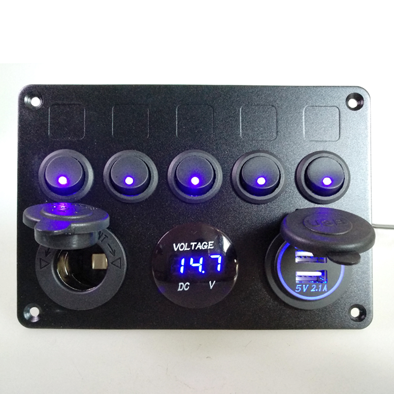 MARINE BOAT WATERPROOF SWITCH PANEL