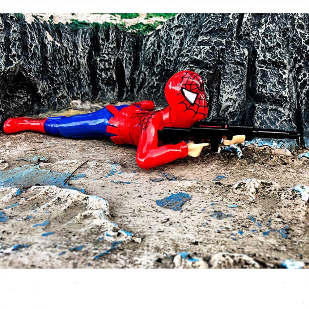 crawling spiderman toy