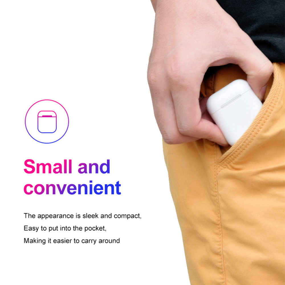 i12 TWS Wireless Bluetooth Air Pods Earphones Touch Control Stereo Ear