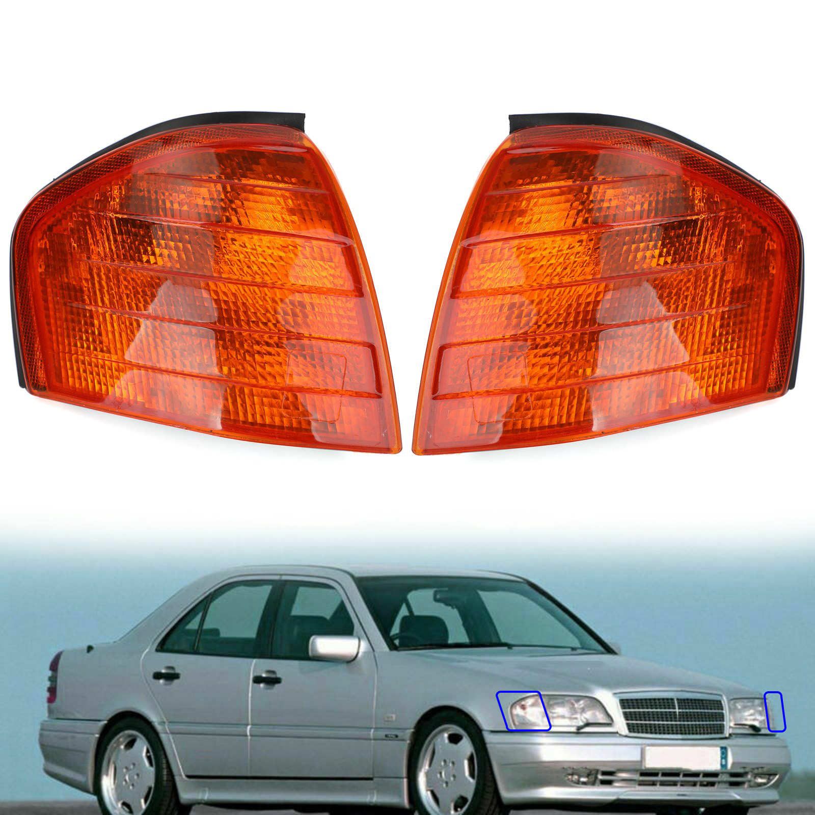 絶版廃盤　ベンツ　W202　Cクラス　クリアコンビテール　美品　点灯確認OK W202 Cクラス メルセデスベンツ 2026年最新Yahoo!オークション -w202