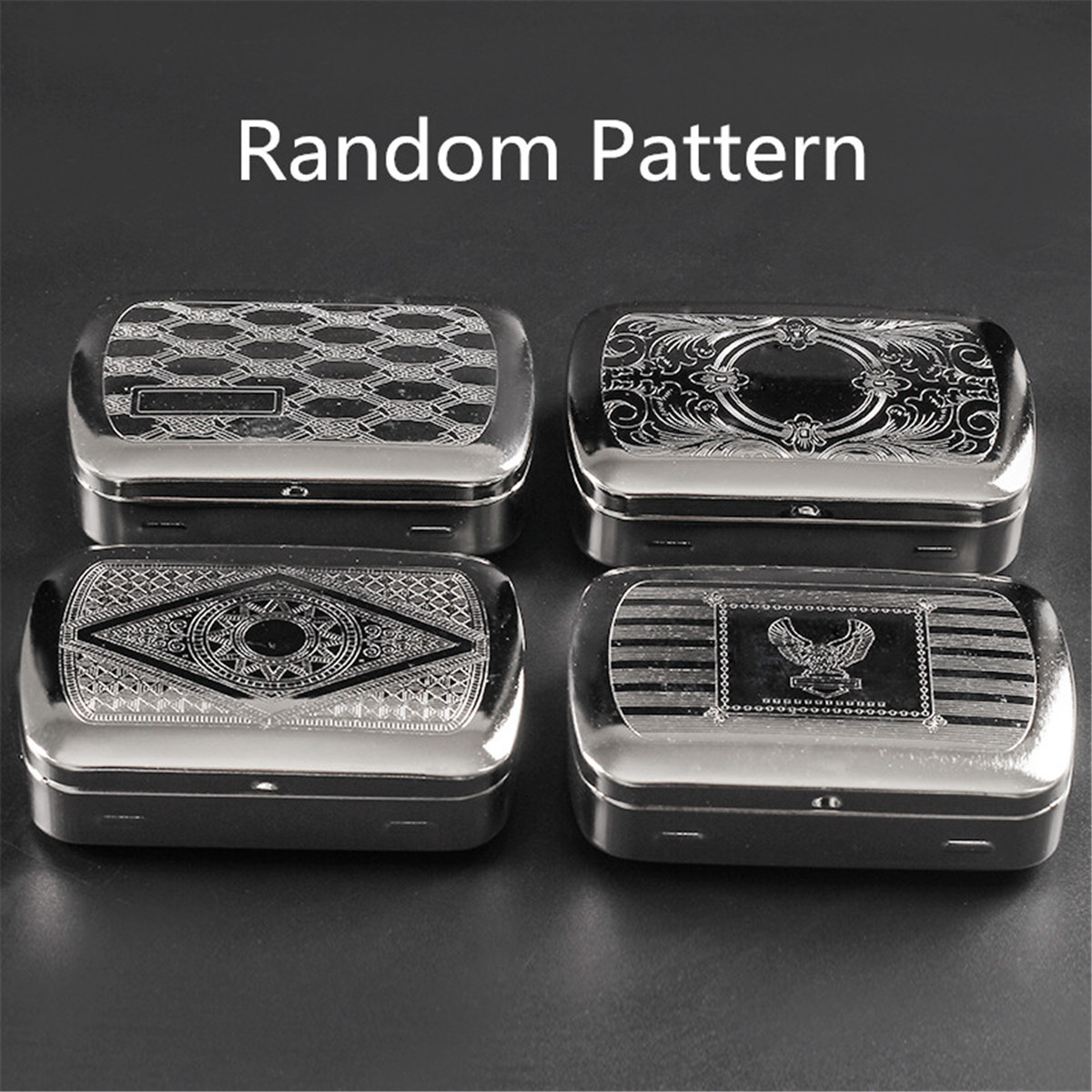 Tobacco Rolling Storage Container Box Metal Automatic Cigarette Smoking