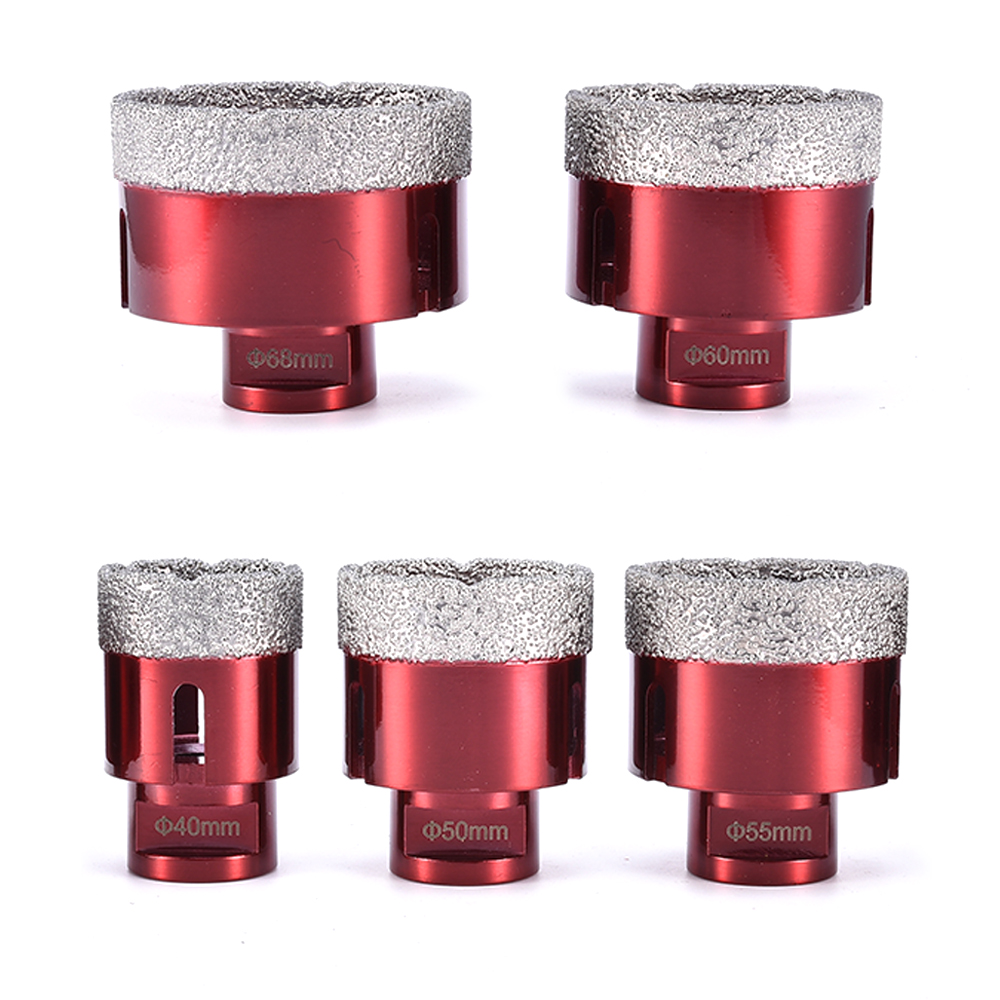 668mm Dry Diamond Drill Bits Set Porcelain Granite Tile Glass Ceramics