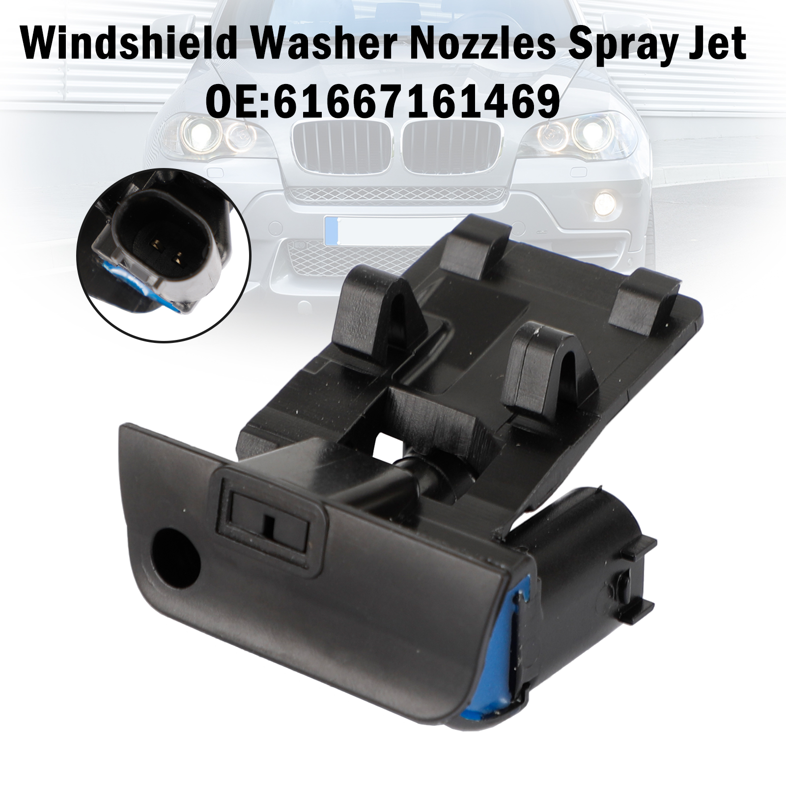 Windshield Washer Nozzles Spray Jet for BMW X5 E70 06-10 Left