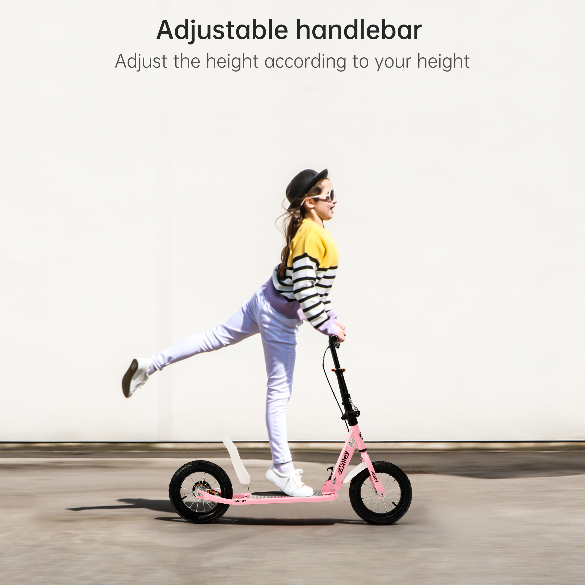 Foldable Commuter Kick Scooter For Adults Teens w/ 12