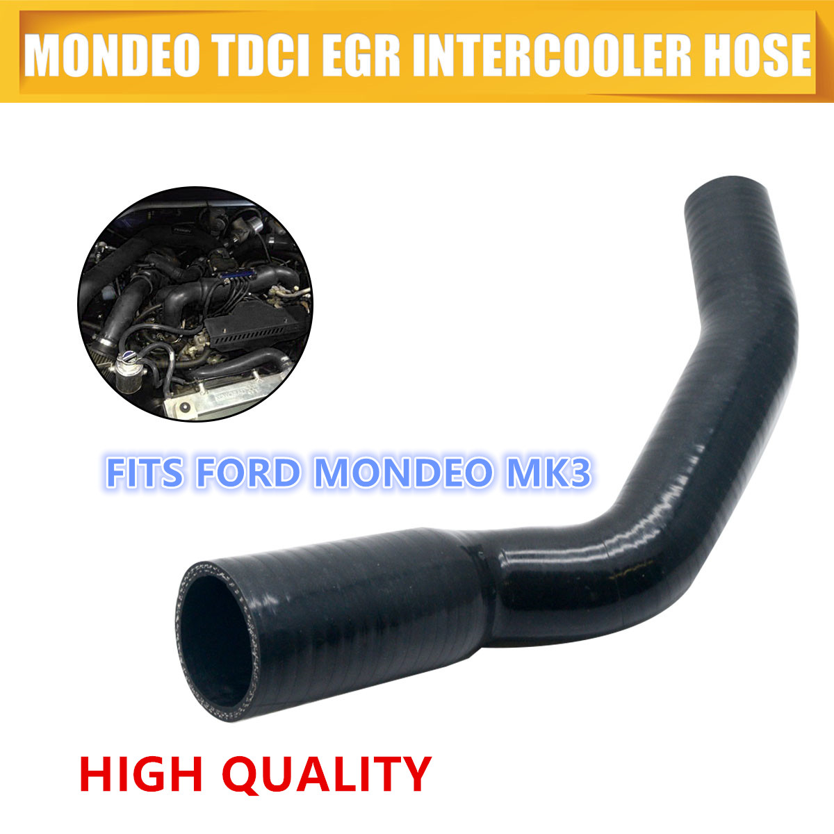EGR to Intercooler Silicone Turbo Boost Hose Pipe for Ford Mondeo 2000-2007