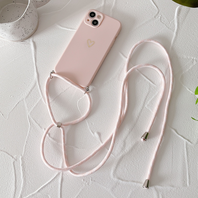 TACOMEGE Metall Handy-Haltegurt – Schmetterlings-Design, Kompatibel Mit IPhone Hüllen (Roségold)