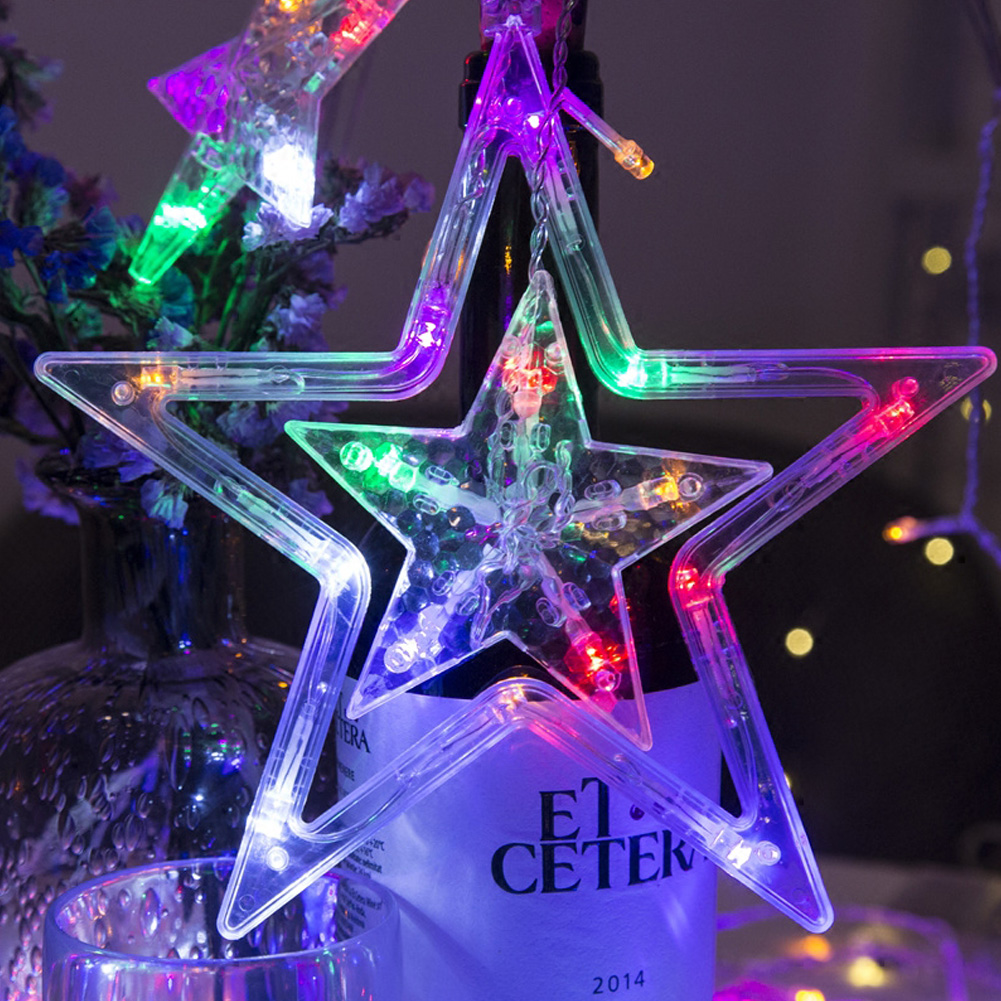 DHL LED Sternen Lichterkette Weihnachten Deko Beleuchtung
