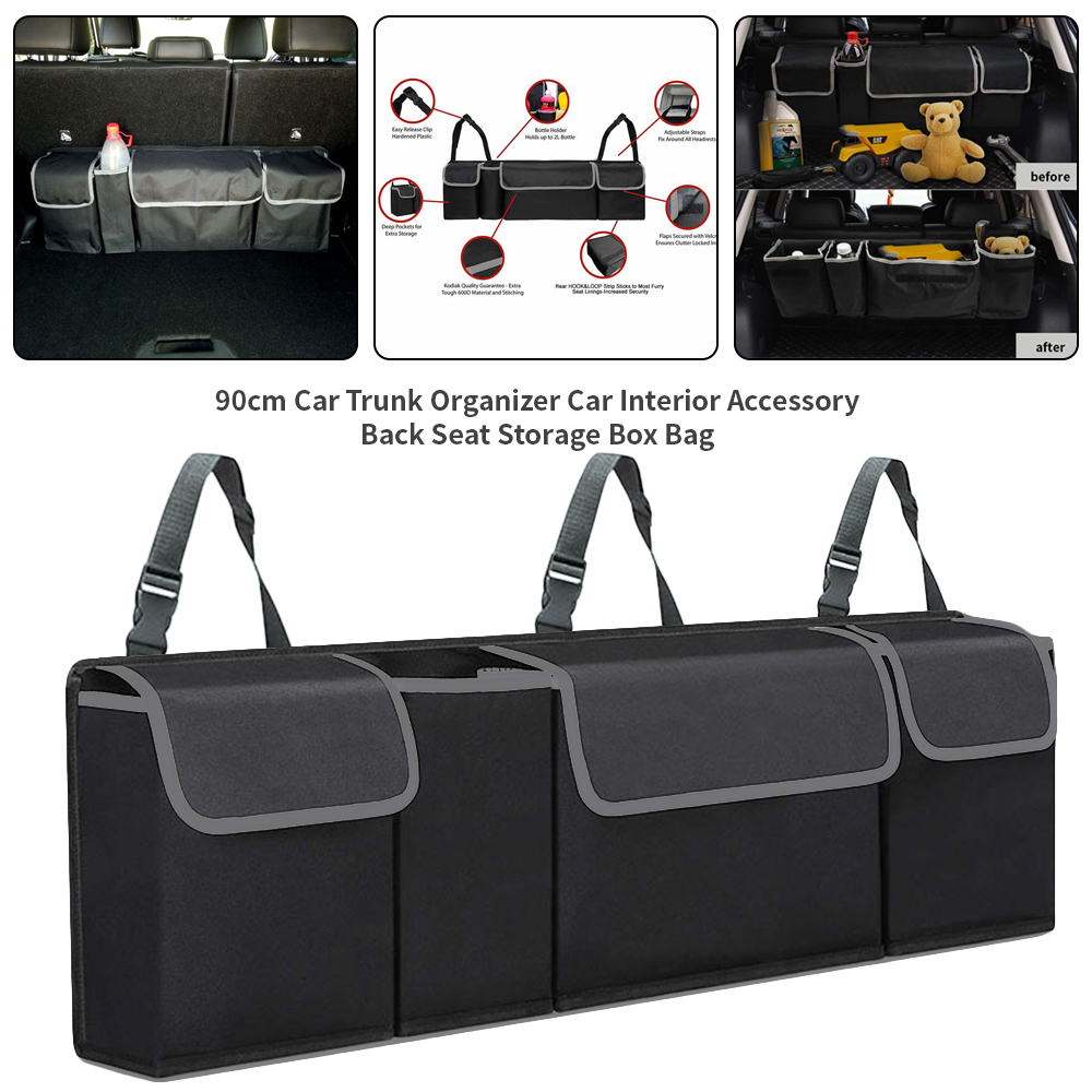 Trunk Organizer Foldable Car Storage Bag Collapsible Cargo Box Portable SUV Auto