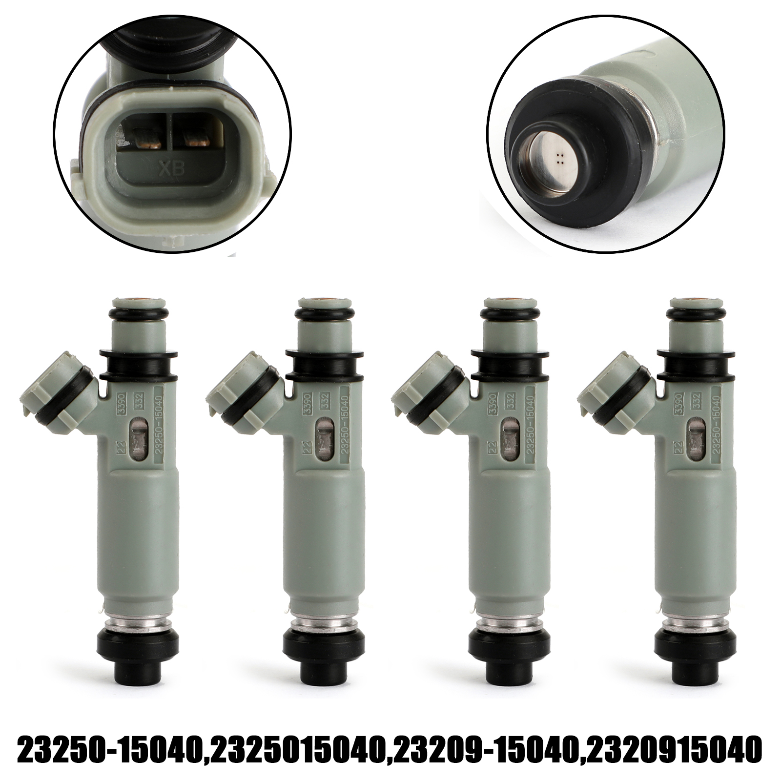 エターナル 4pcs fuel injectors 23250-15040 For Toyota Corolla AE11 4AFE