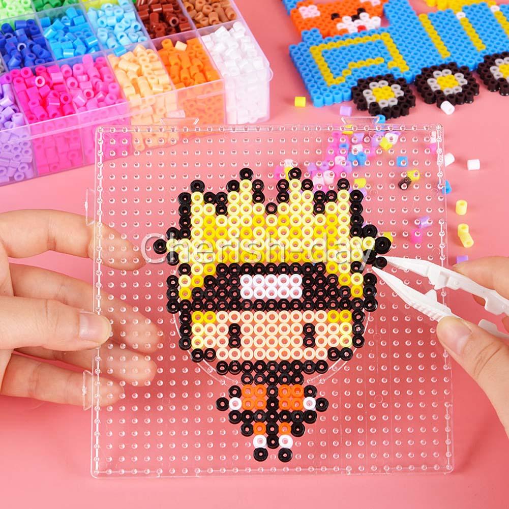 5mm For Perler/Hama Beads Kit Kids Fun DIY Craft 24/36 Colours Set Gift  Toys AU 