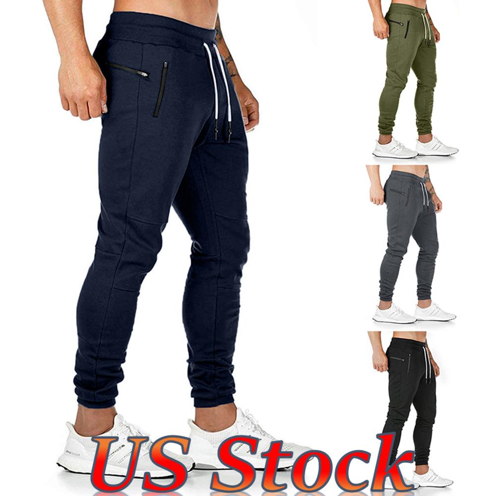 mens elastic waist joggers