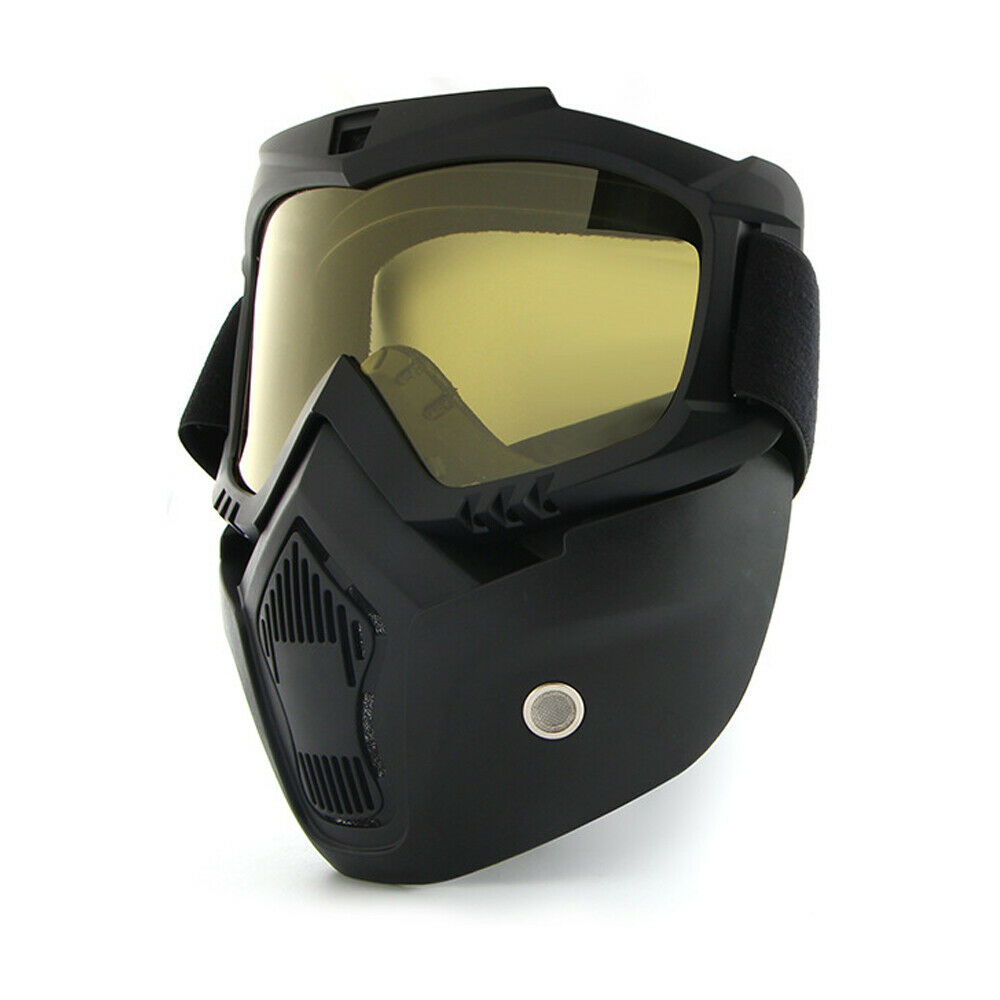 Tactical Full Face Goggles Mask Gel Blaster Paintball Protective ...