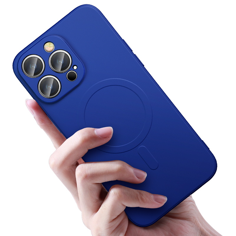 thumbnail image 2 of Trusmi MagSafe Silicone Case For IPhone 17/16/15/14/13 – Slim Soft Cover With Lens Protection 2 of 5