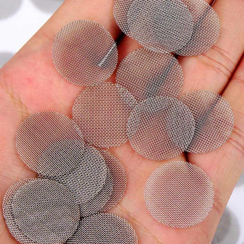 150pcs 15 mm Pipe Screen Filters Smoking Screens with Storage Box