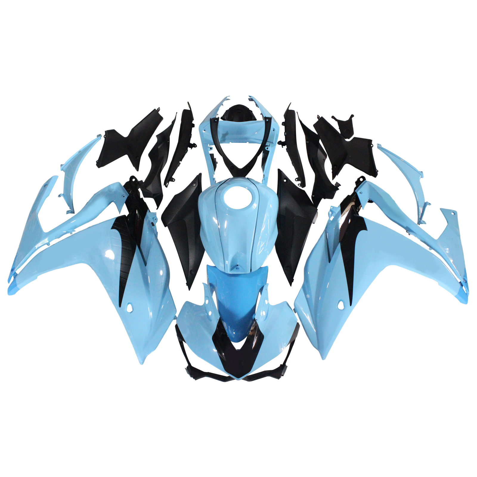 適用於 Yamaha YZF-R3 2014-2018 全車彩繪車殼104-極限超快感