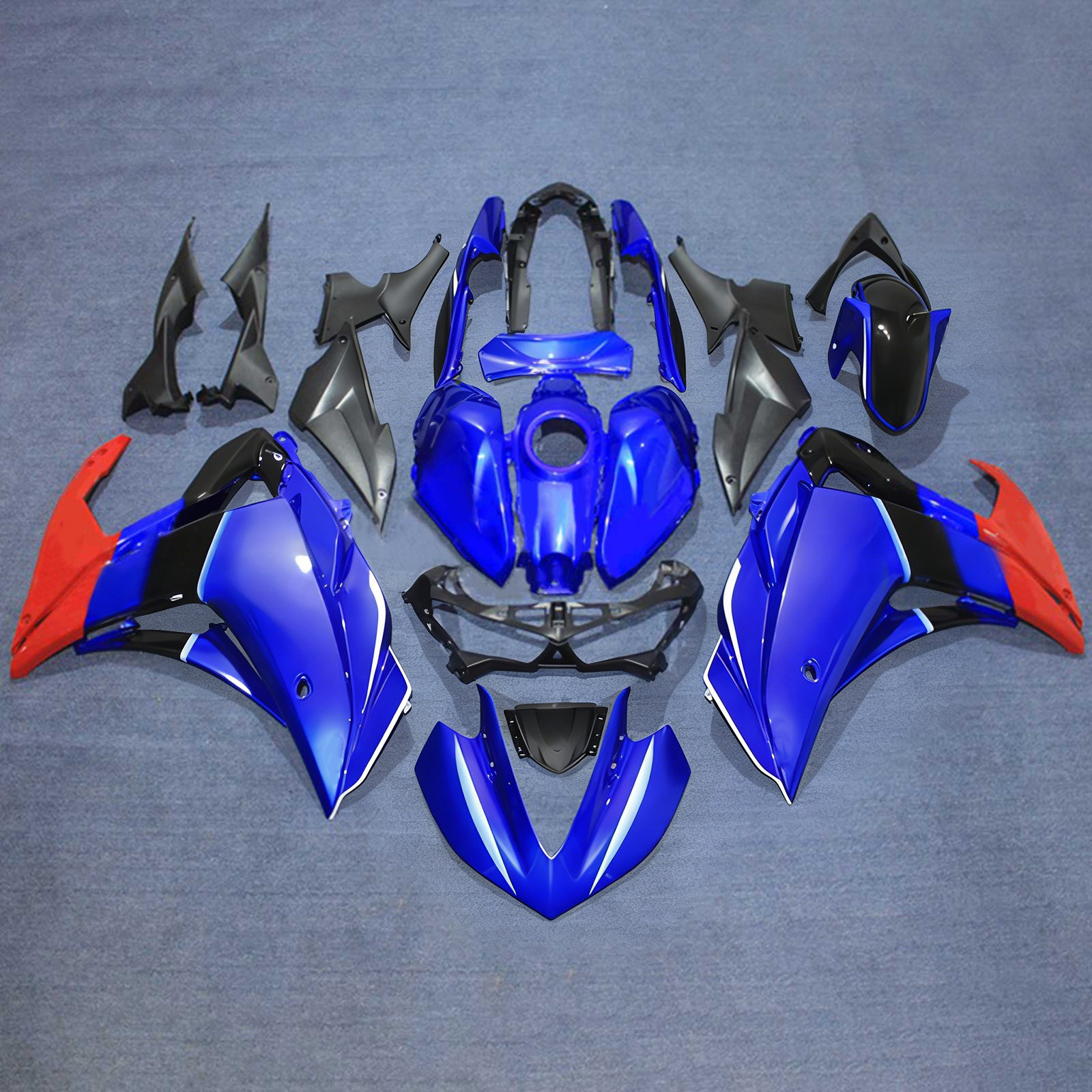 適用於 Yamaha YZF-R3 2014-2018 全車彩繪車殼109-極限超快感