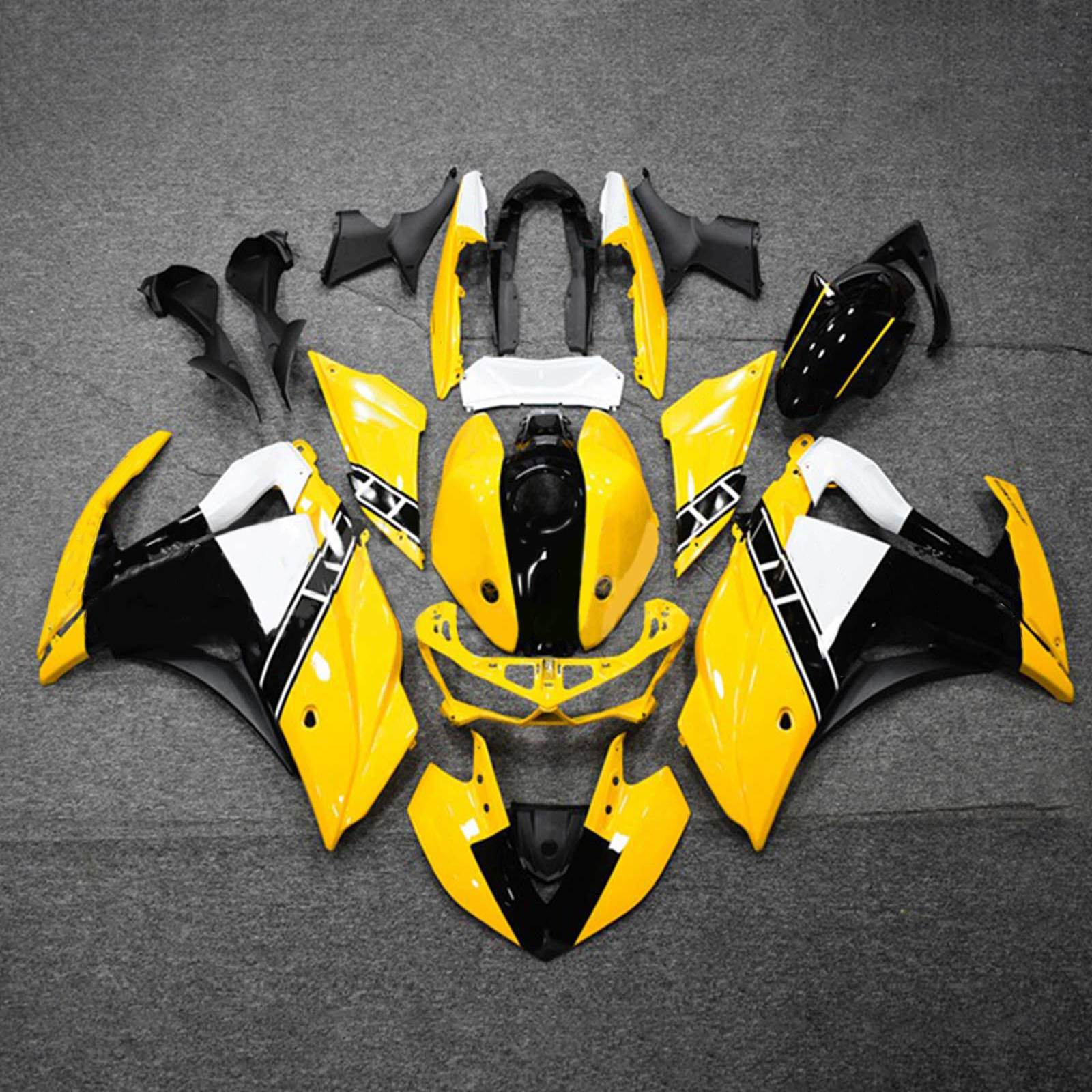適用於 Yamaha YZF-R3 2014-2018 全車彩繪車殼124-極限超快感