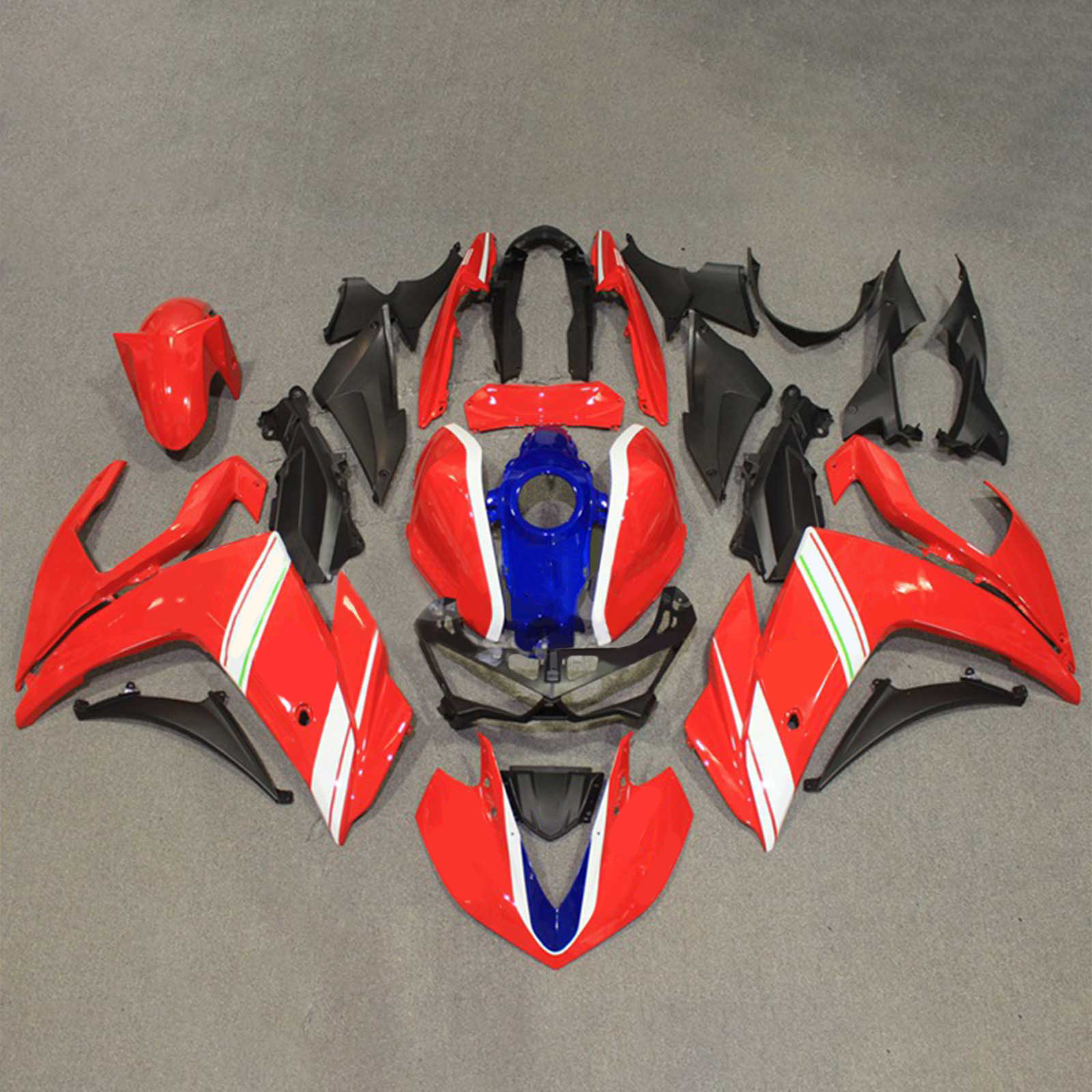 適用於 Yamaha YZF-R3 2014-2018 全車彩繪車殼125-極限超快感