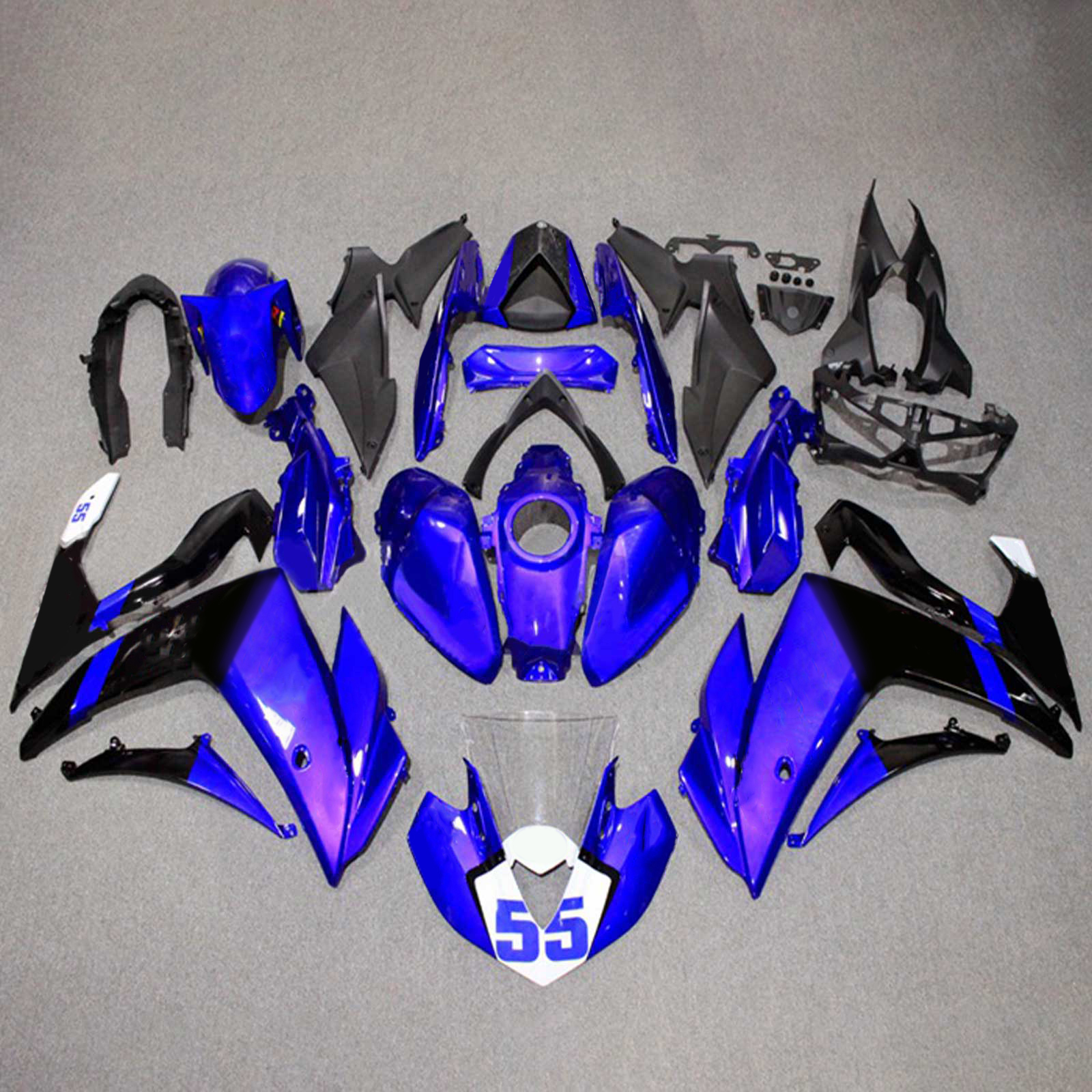 適用於 Yamaha YZF-R3 2014-2018 全車彩繪車殼131-極限超快感