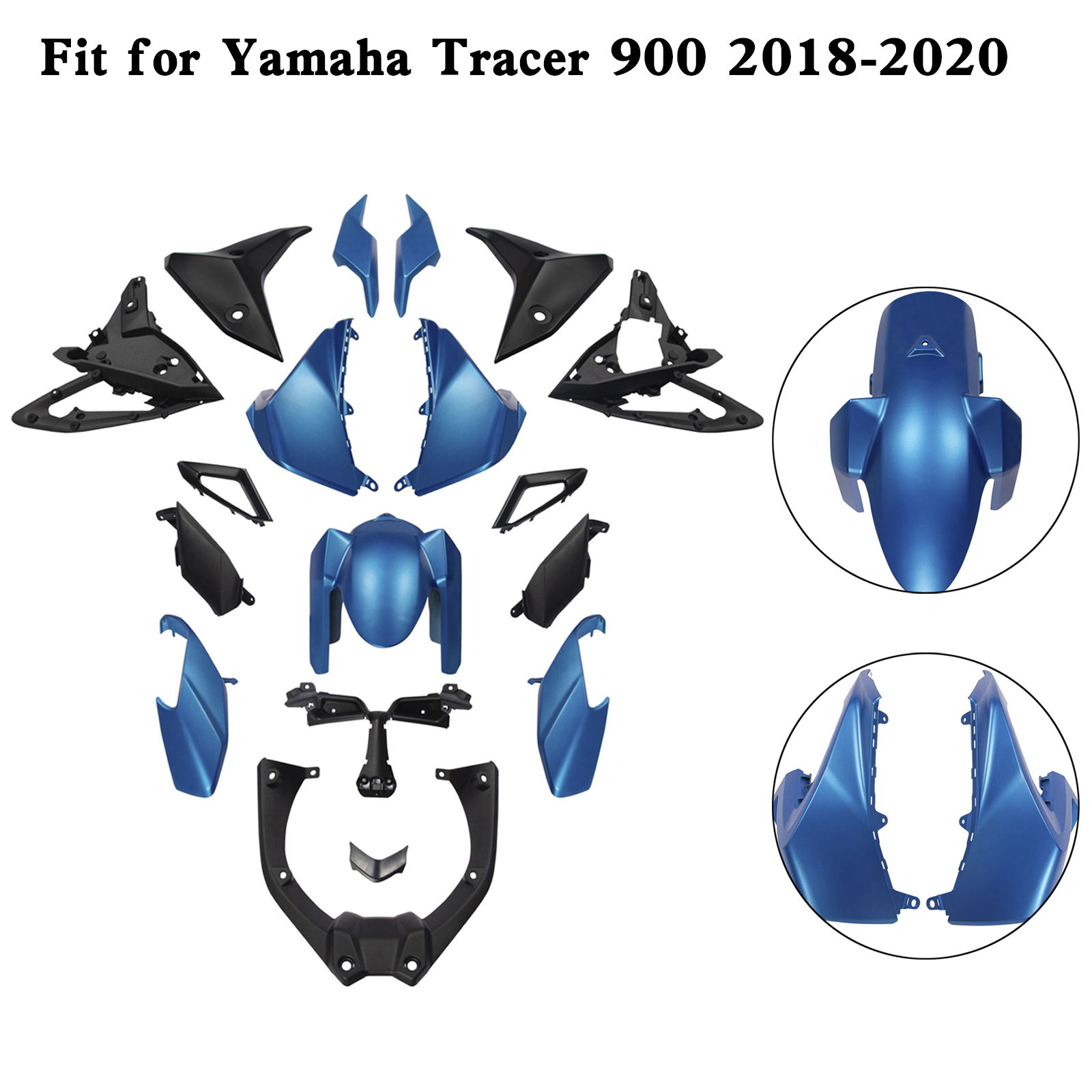 適用於 Yamaha Tracer 900 900GT 2018-2020 全車彩繪車殼 001-008-極限超快感