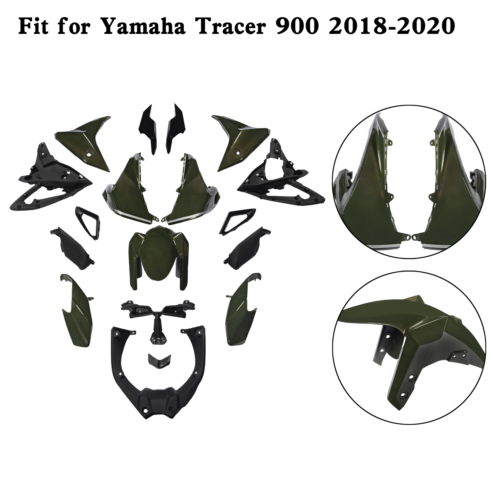 適用於 Yamaha Tracer 900 900GT 2018-2020 全車彩繪車殼 001-008-極限超快感