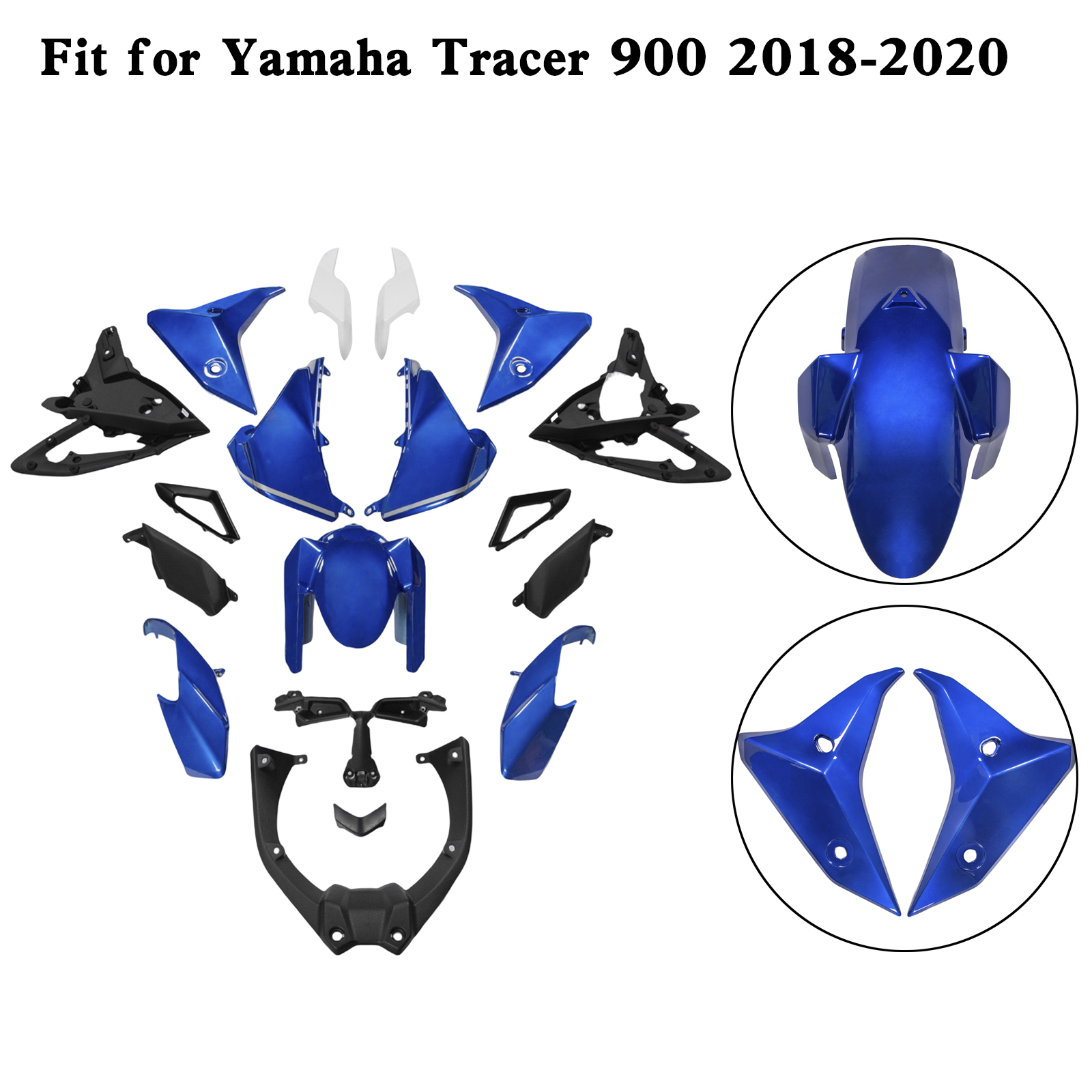 適用於 Yamaha Tracer 900 900GT 2018-2020 全車彩繪車殼 001-008-極限超快感