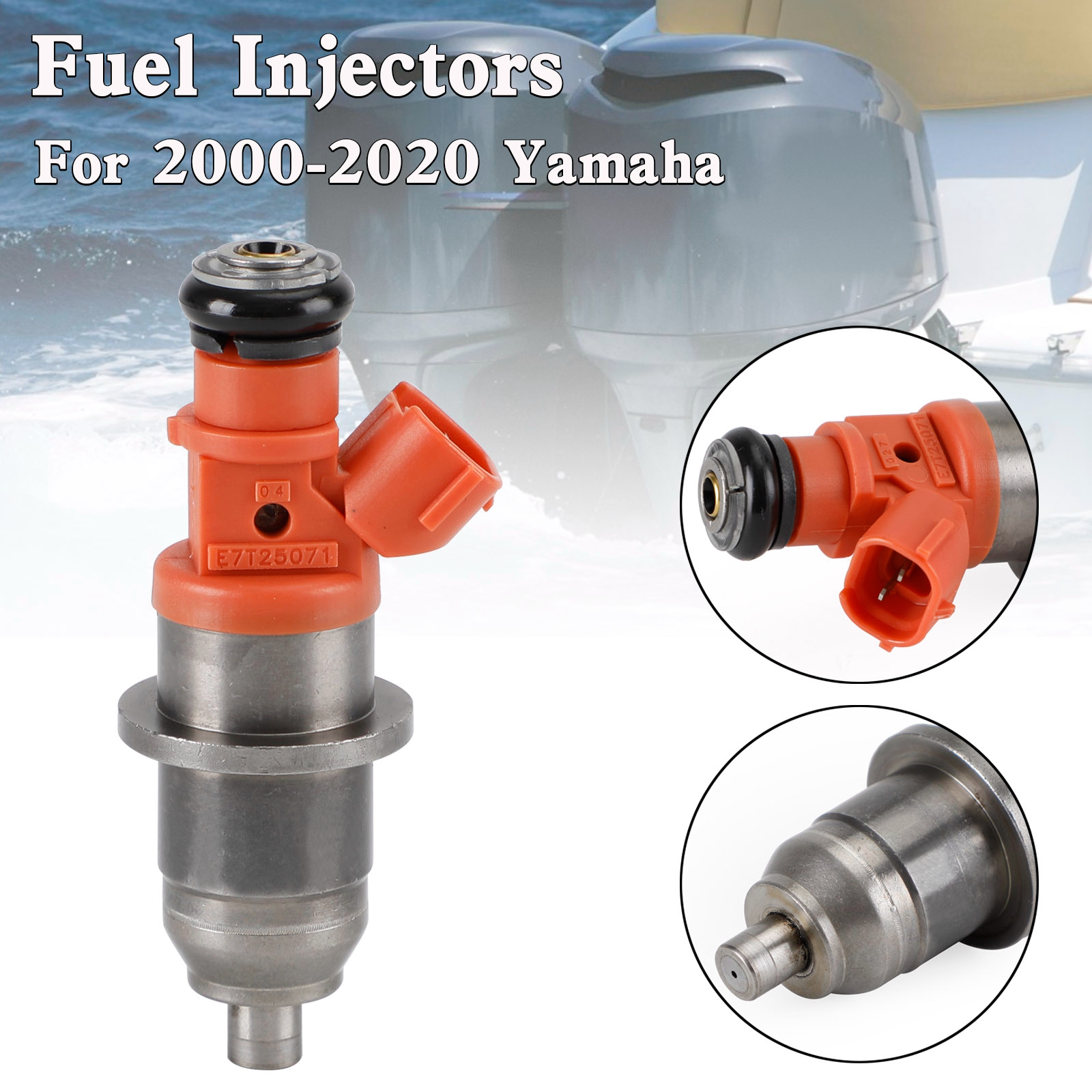 68F-13761-00-00 Yamaha Outboard HPDI 150-200 HP E7T05071噴油嘴