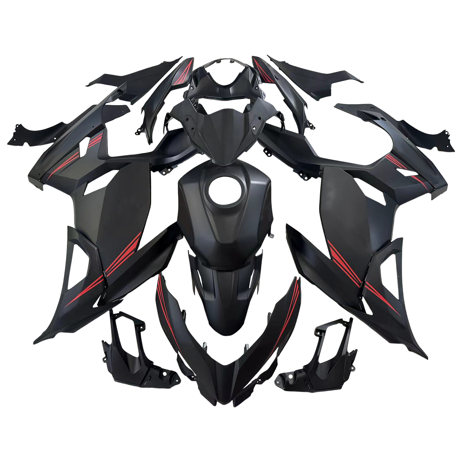 適用於Kawasaki Ninja400-1824全車彩繪車殼165-極限超快感