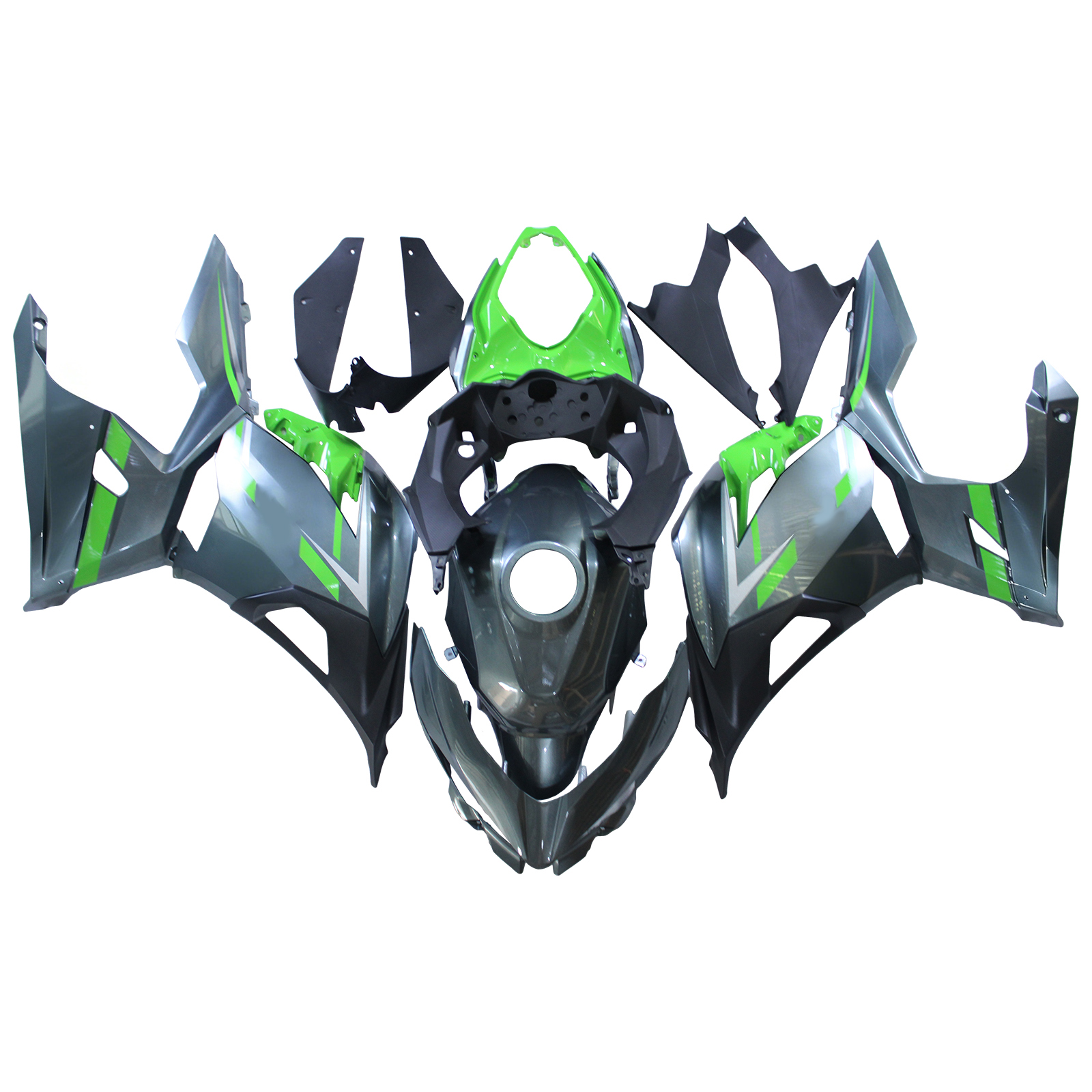 適用於Kawasaki Ninja400-1824全車彩繪車殼143-極限超快感