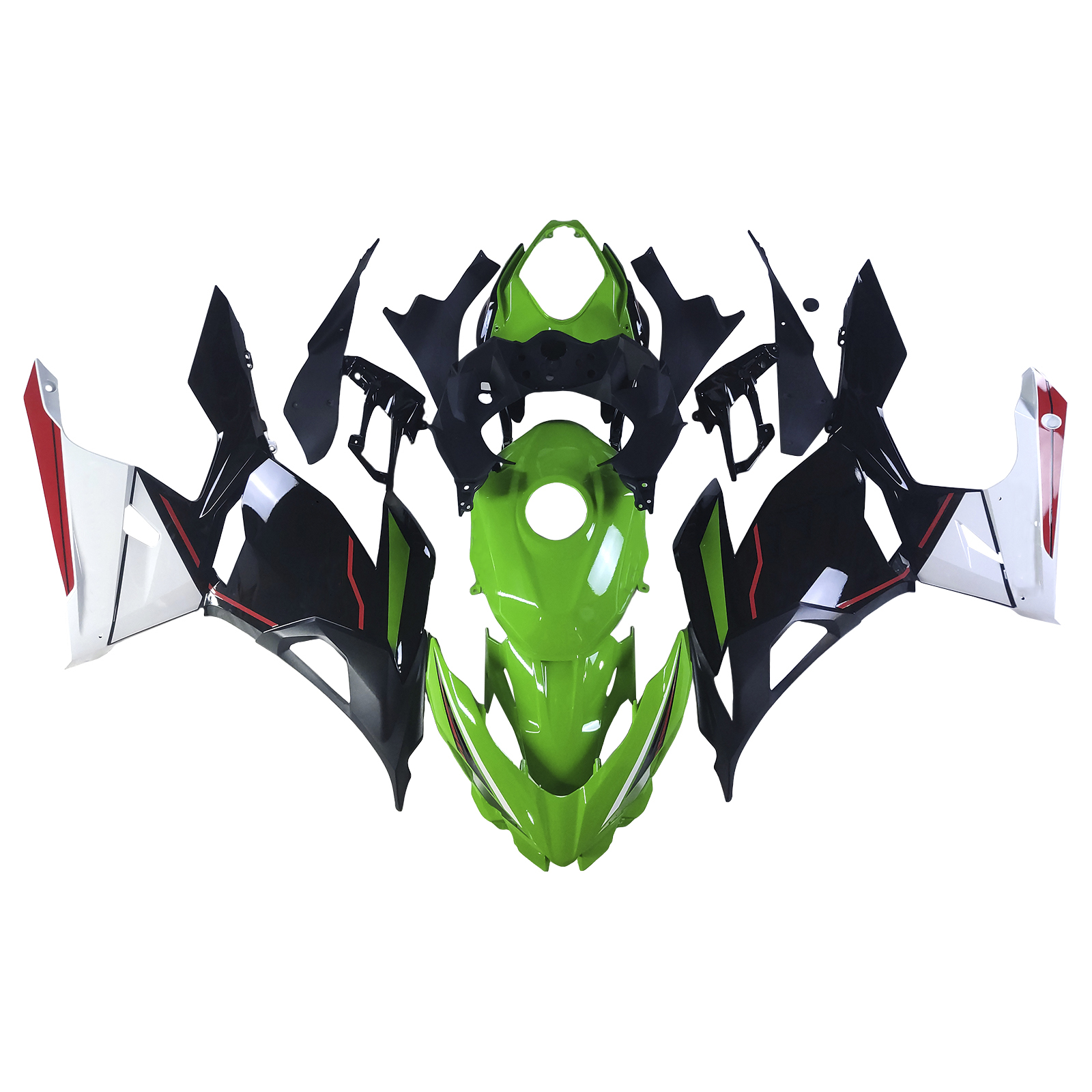 適用於Kawasaki Ninja400-1824全車彩繪車殼150-極限超快感