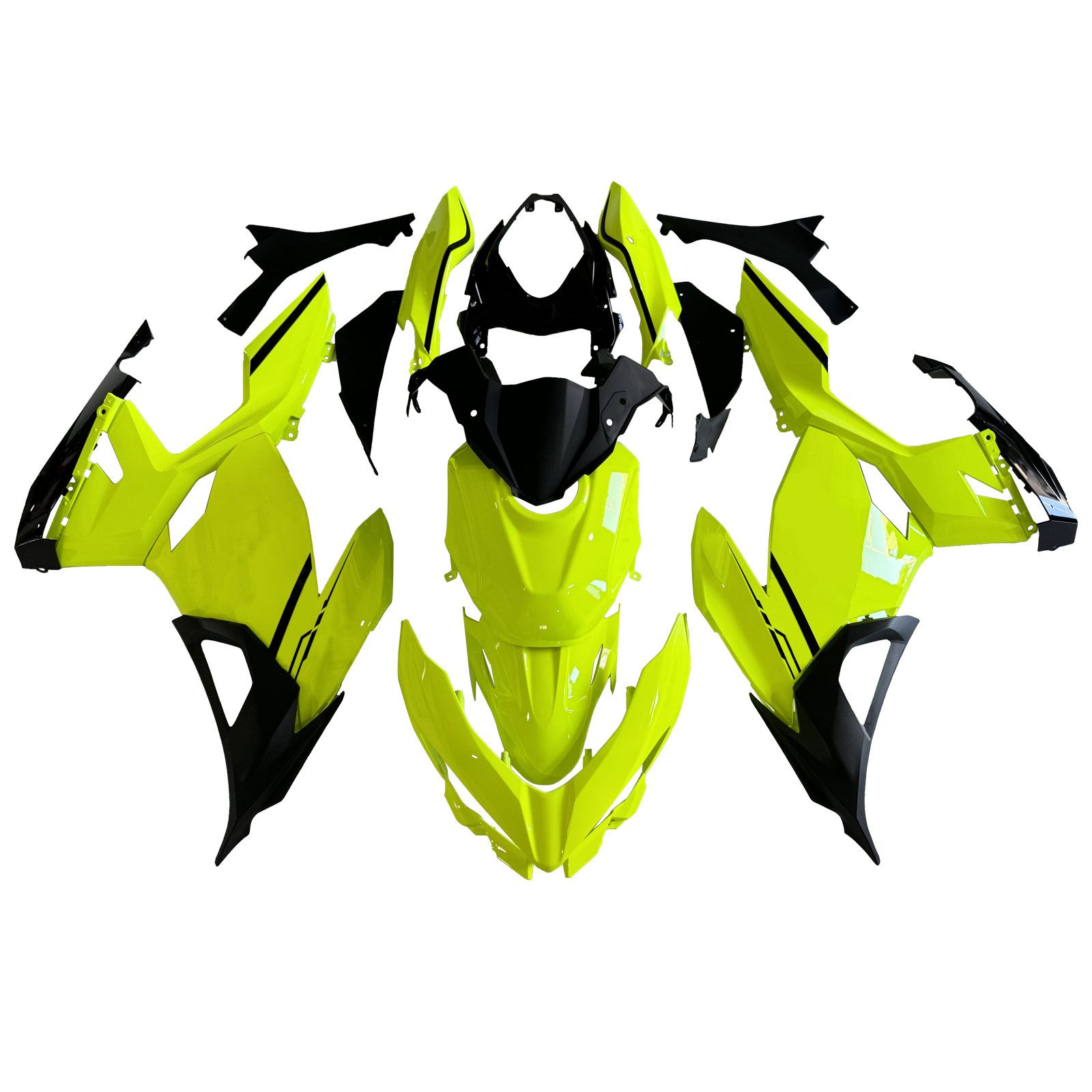 適用於Kawasaki Ninja400-1824全車彩繪車殼154-極限超快感