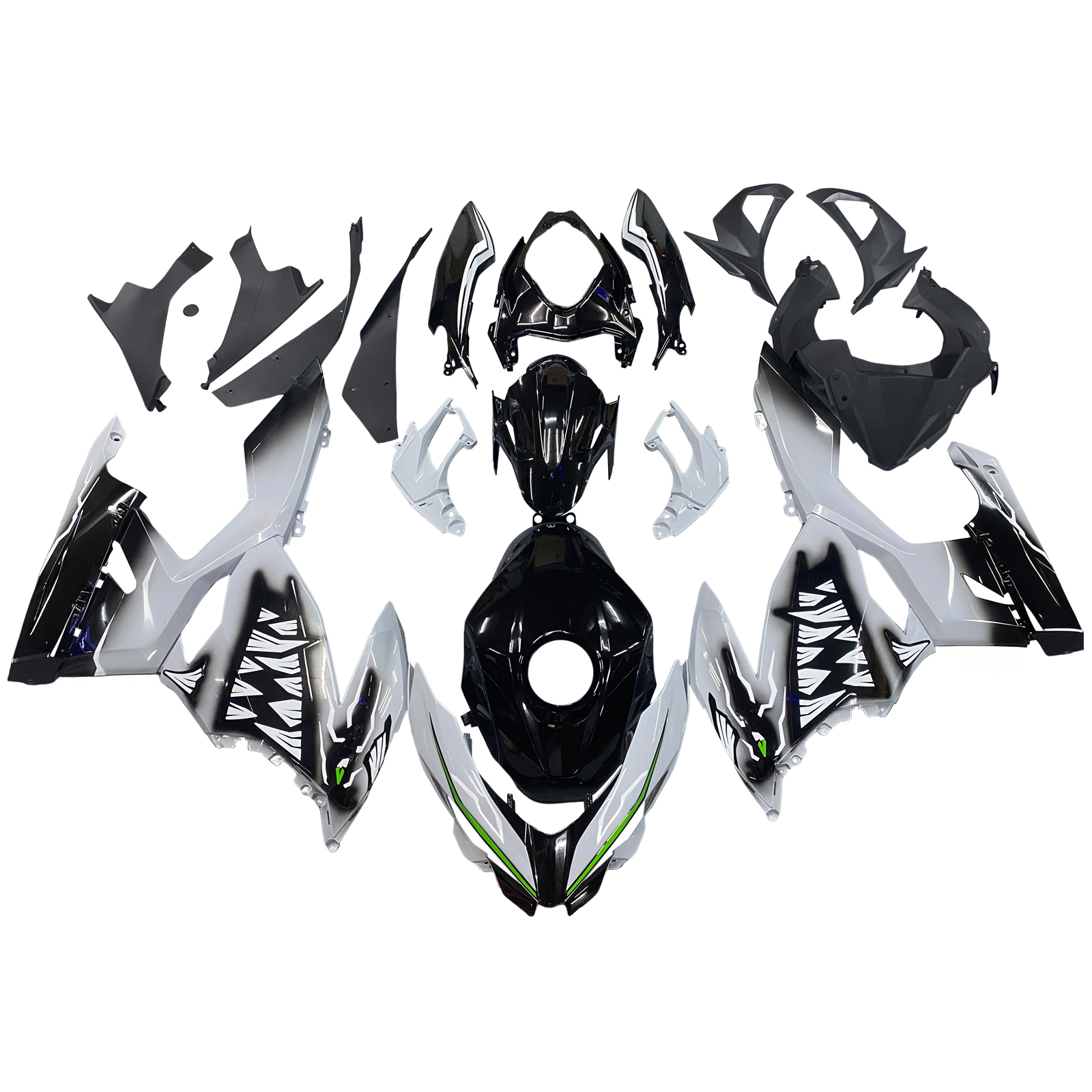 適用於Kawasaki Ninja400-1824全車彩繪車殼140-極限超快感