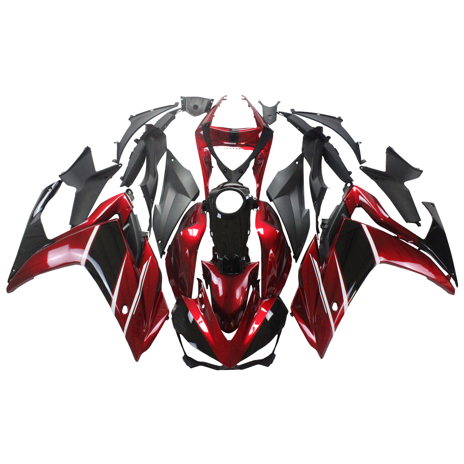 適用於 Yamaha YZF-R3 2014-2018 全車彩繪車殼135-極限超快感