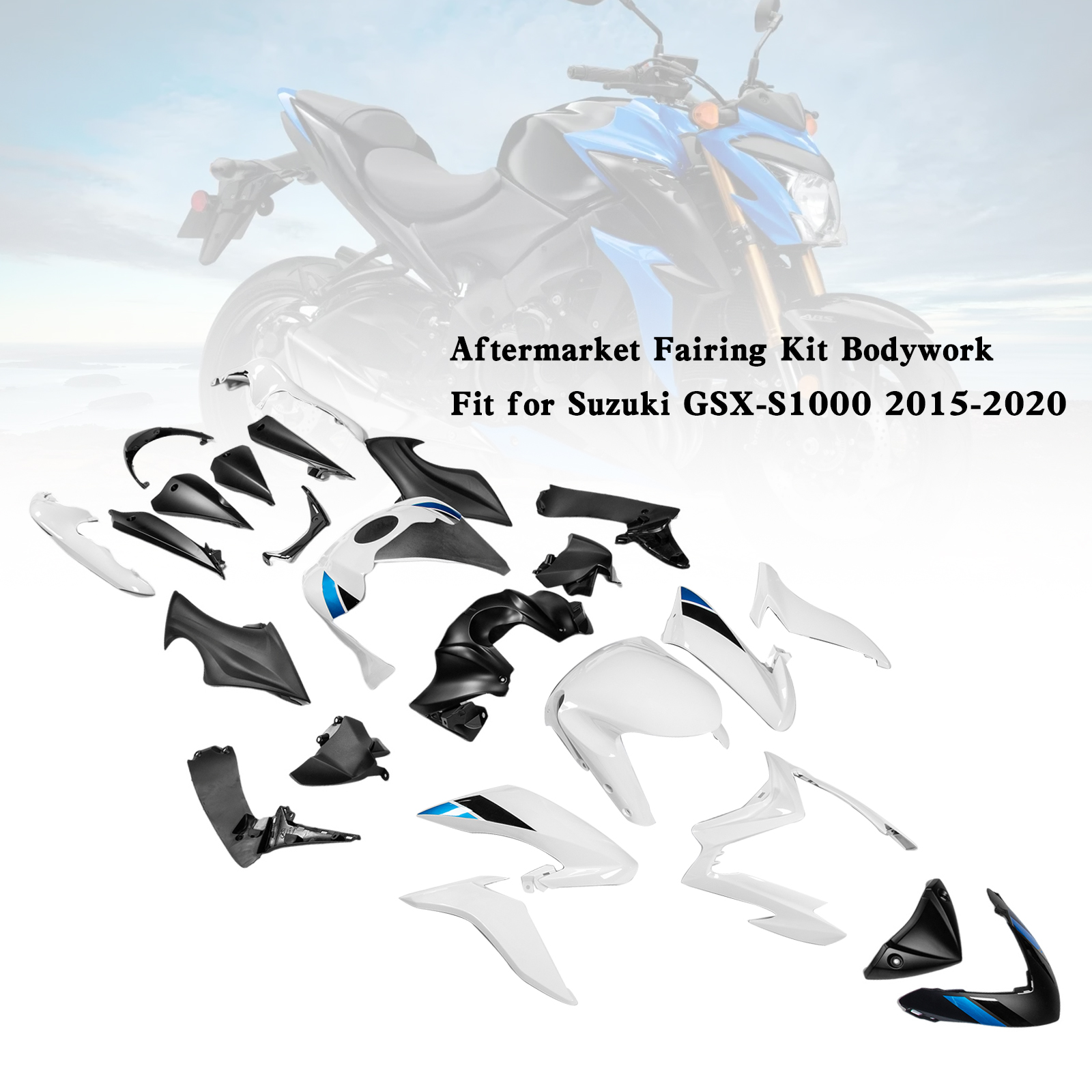適用於 Suzuki GSX-S 1000 2015-2020 全車彩繪車殼004-極限超快感