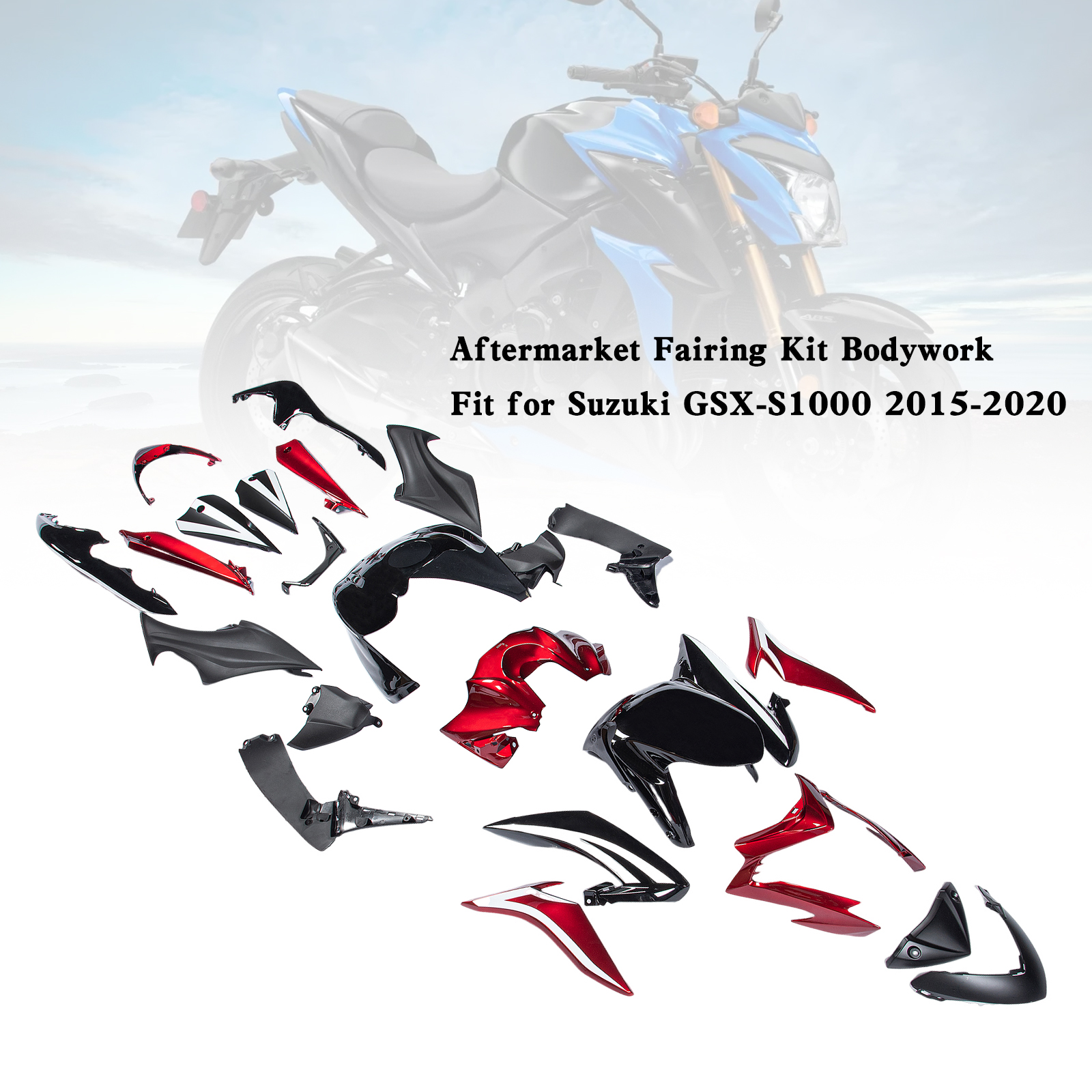 適用於 Suzuki GSX-S 1000 2015-2020 全車彩繪車殼011-極限超快感