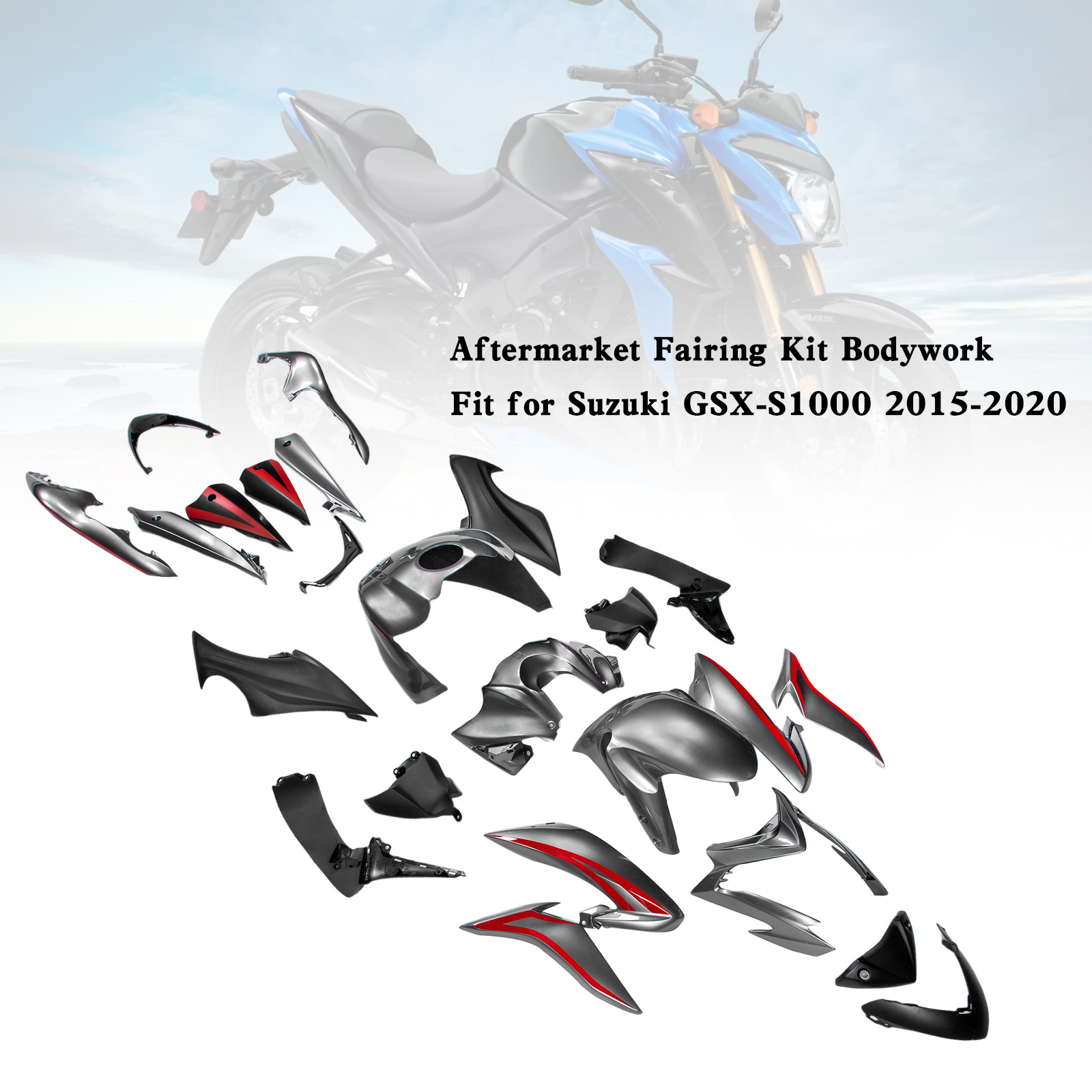 適用於 Suzuki GSX-S 1000 2015-2020 全車彩繪車殼012-極限超快感