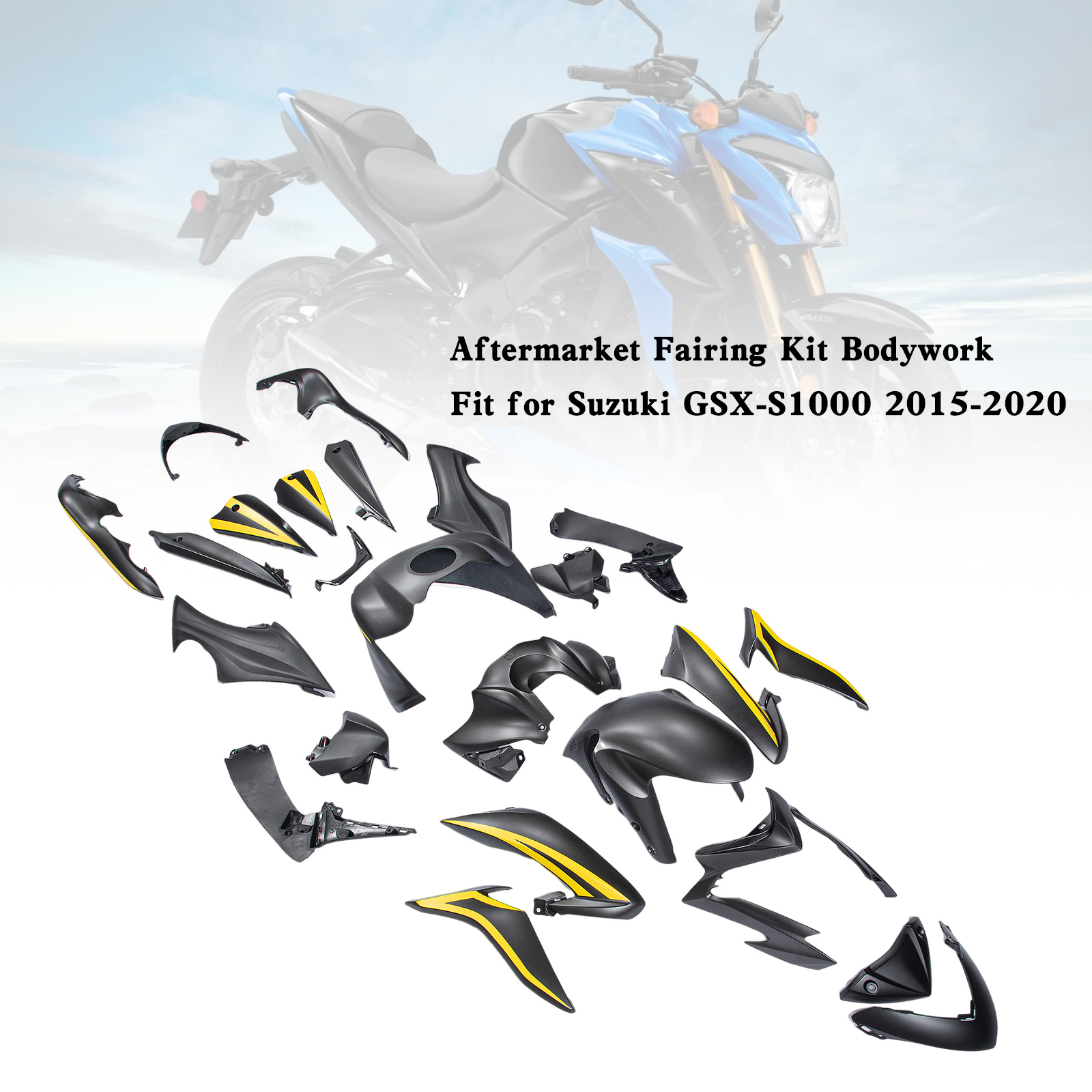 適用於 Suzuki GSX-S 1000 2015-2020 全車彩繪車殼013-極限超快感