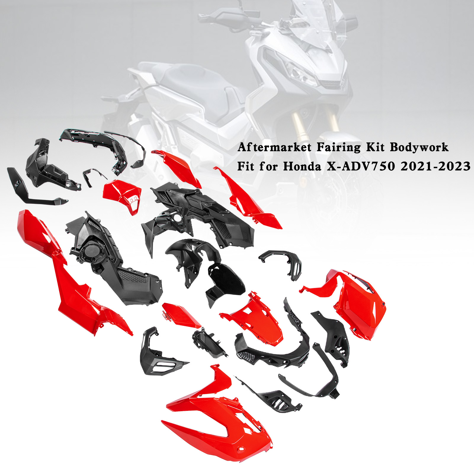 適用於 Honda X-ADV 750 XADV750 2021-2023 全車彩繪車殼006-極限超快感