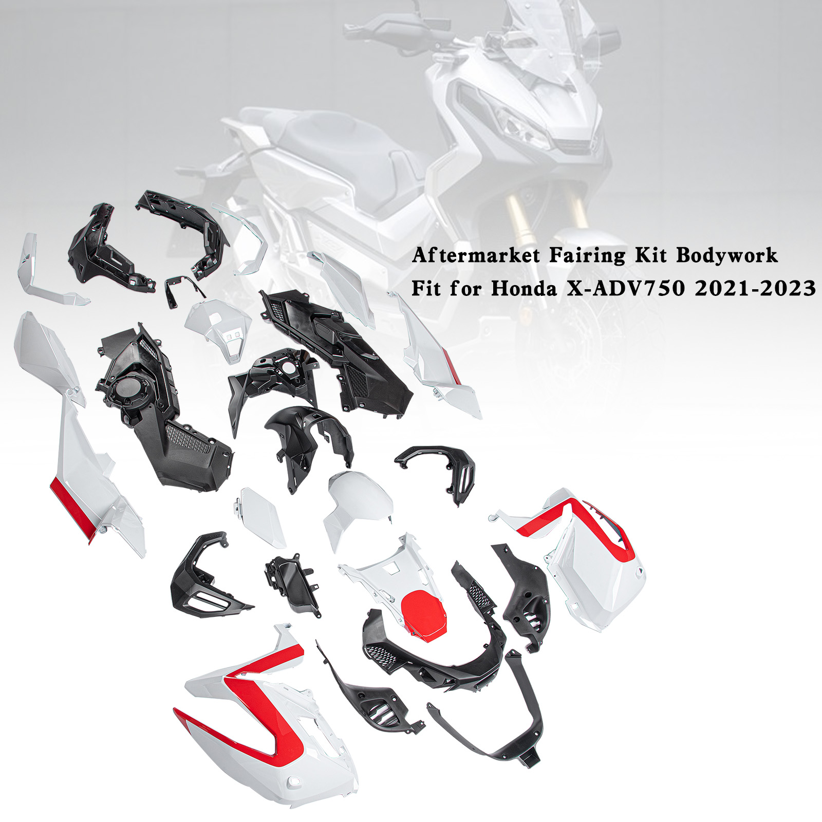 適用於 Honda X-ADV 750 XADV750 2021-2023 全車彩繪車殼008-極限超快感