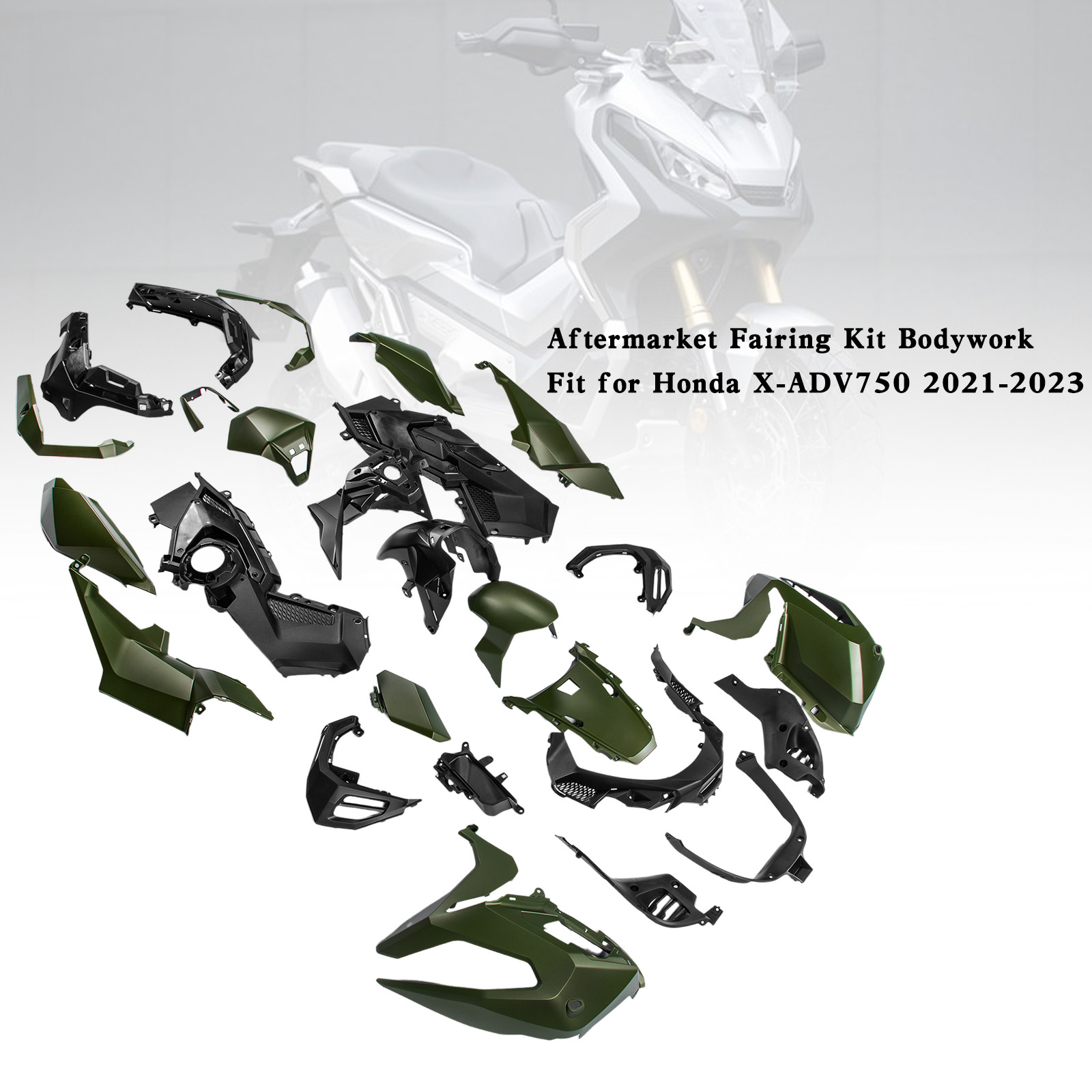適用於 Honda X-ADV 750 XADV750 2021-2023 全車彩繪車殼009-極限超快感