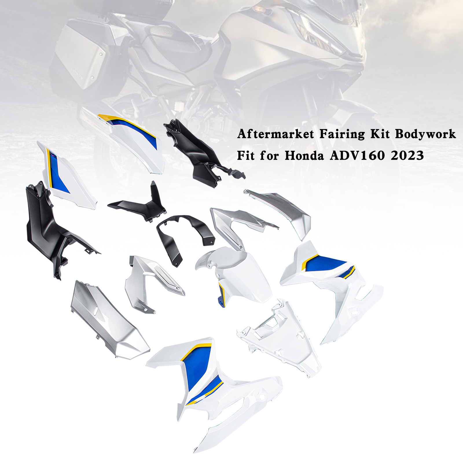 適用於 Honda ADV 160 ADV160 2023-2025 全車彩繪車殼002-極限超快感