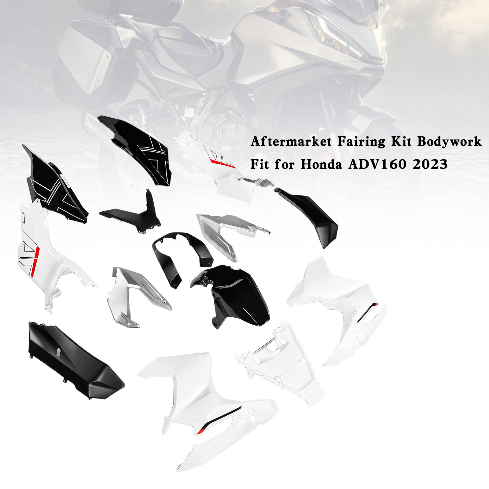 適用於 Honda ADV 160 ADV160 2023-2025 全車彩繪車殼005-極限超快感