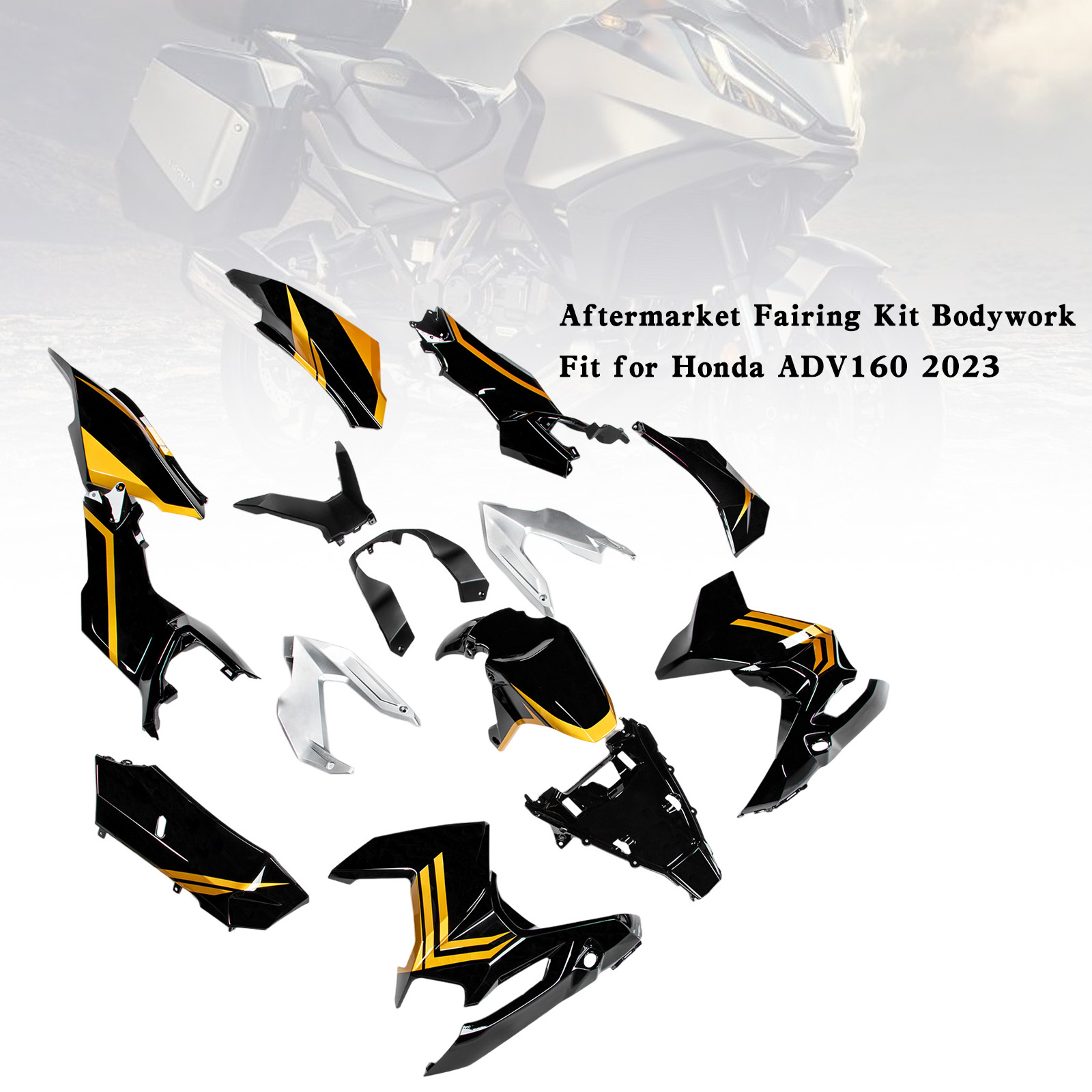 適用於 Honda ADV 160 ADV160 2023-2025 全車彩繪車殼009-極限超快感